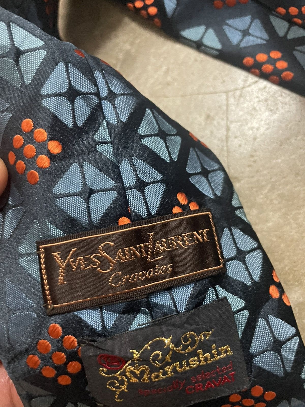 Yves Saint Laurent Ysl Yves Saint Lauren Man Necktie Size ONE SIZE - 5 Thumbnail