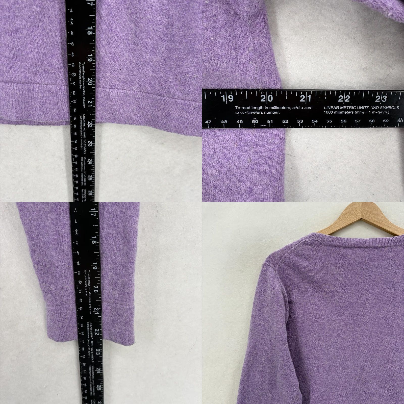 J.Crew J.CREW Sweater Womens XL Purple Knit Pullover Crew Neck Raglan Sleeves Tight-Knit Cotton Wool Polyamide Classic Casual Turtleneck? Size XL / US 12-14 / IT 48-50 - 8 Thumbnail
