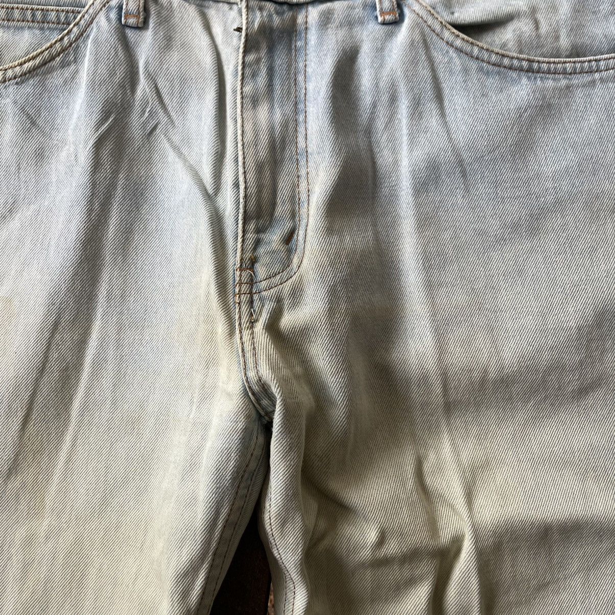 Levi's 🔥Vintage Levis 805 Orange Tab Washed Ripped Distress Jeans Size US 35 - 13 Thumbnail