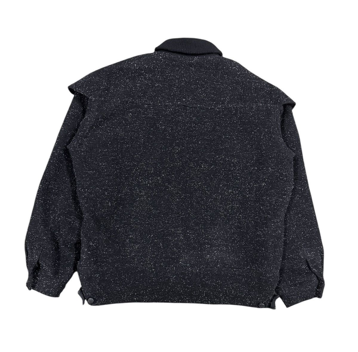 If Six Was Nine Btg🔥80’s Wool Alpaca Bomber Shawl Collar Zipper Jacket Size US L / EU 52-54 / 3 - 2 Thumbnail