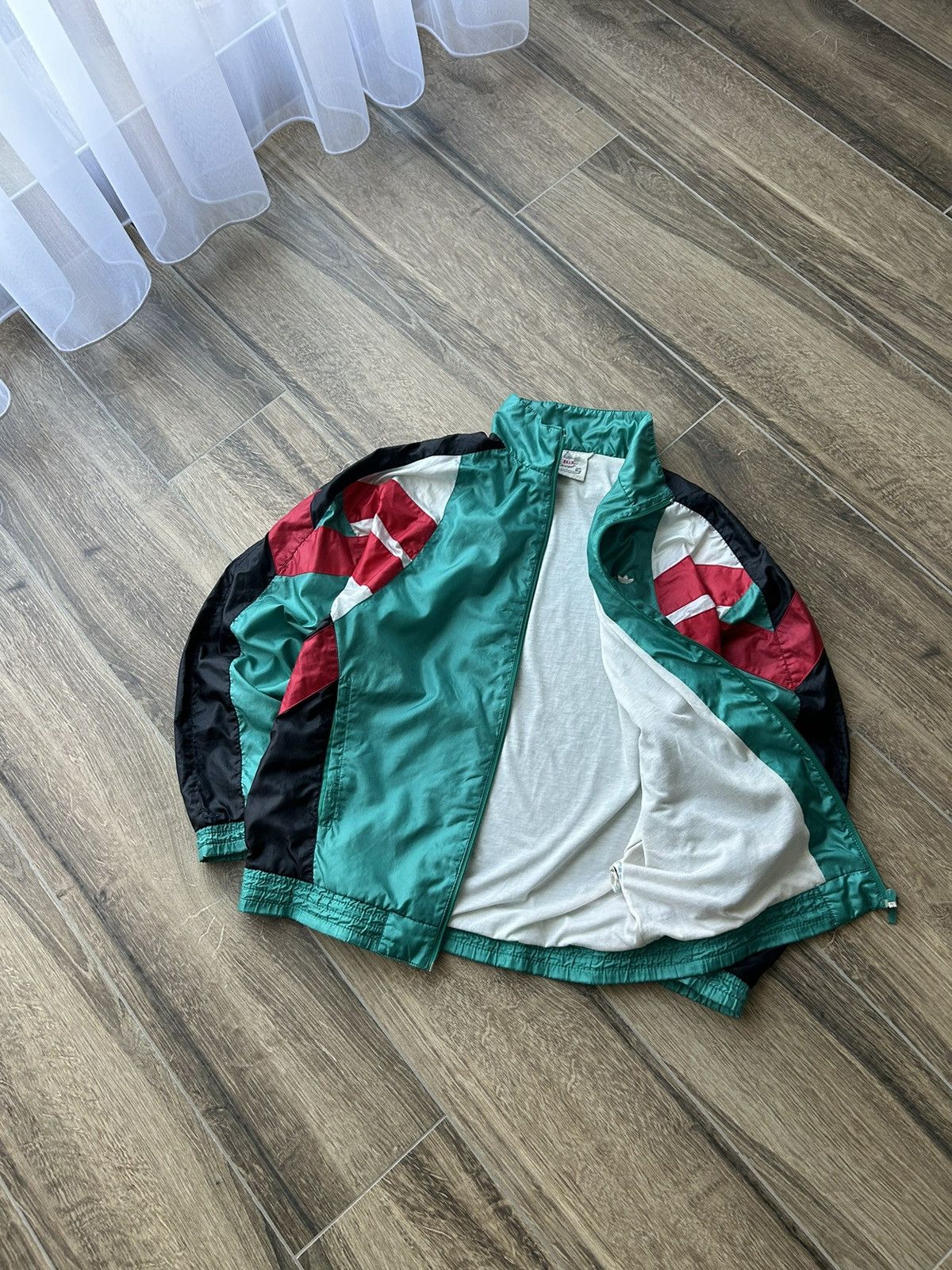 Adidas × Vintage Vintage Adidas nylons sweatshirt full-zip mens y2k Size US M / EU 48-50 / 2 - 4 Thumbnail