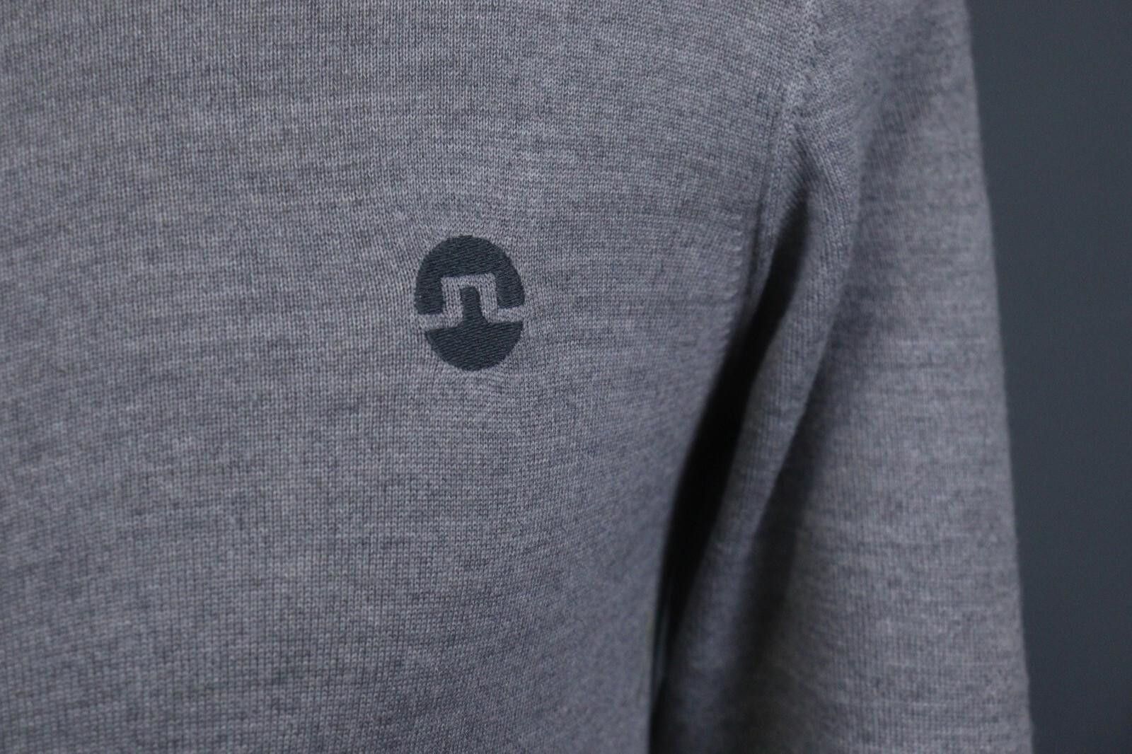 J.Lindeberg J. Lindeberg Gray Merino Wool Acrylic Zip Sweater Size M Size US M / EU 48-50 / 2 - 5 Thumbnail