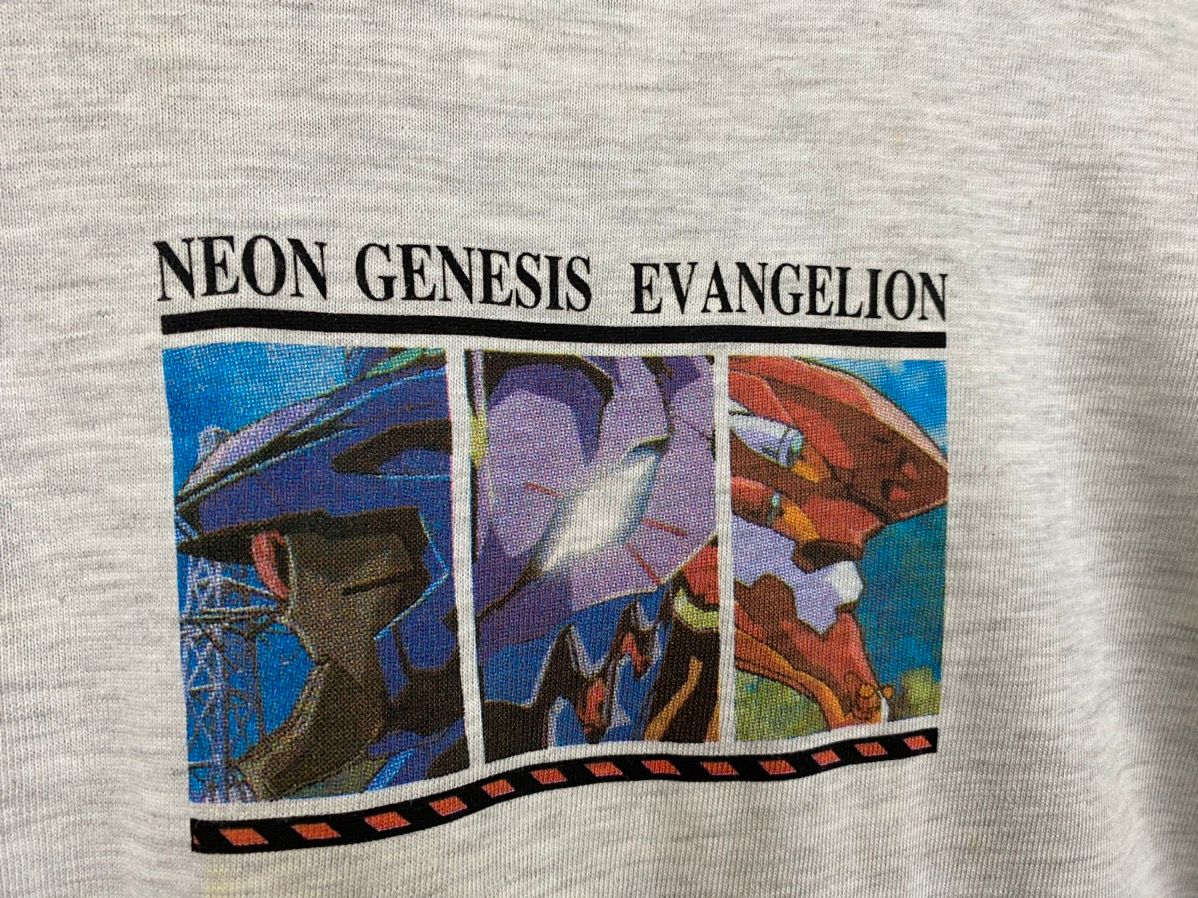 Pre-owned Anima X Vintage 90's Evangelion Promo Sega Tee In Grey