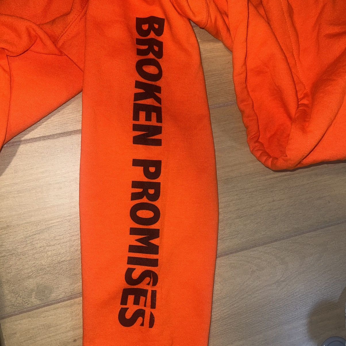 Broken Promises Co. NWOT Broken Promises Orange Hoodie small men’s graphic Size US S / EU 44-46 / 1 - 4 Thumbnail