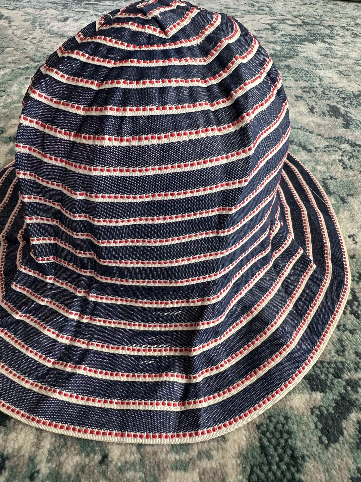 Japanese Brand × Vintage REMPLIR SELVEDGE SWIRL HAT Size ONE SIZE - 6 Thumbnail