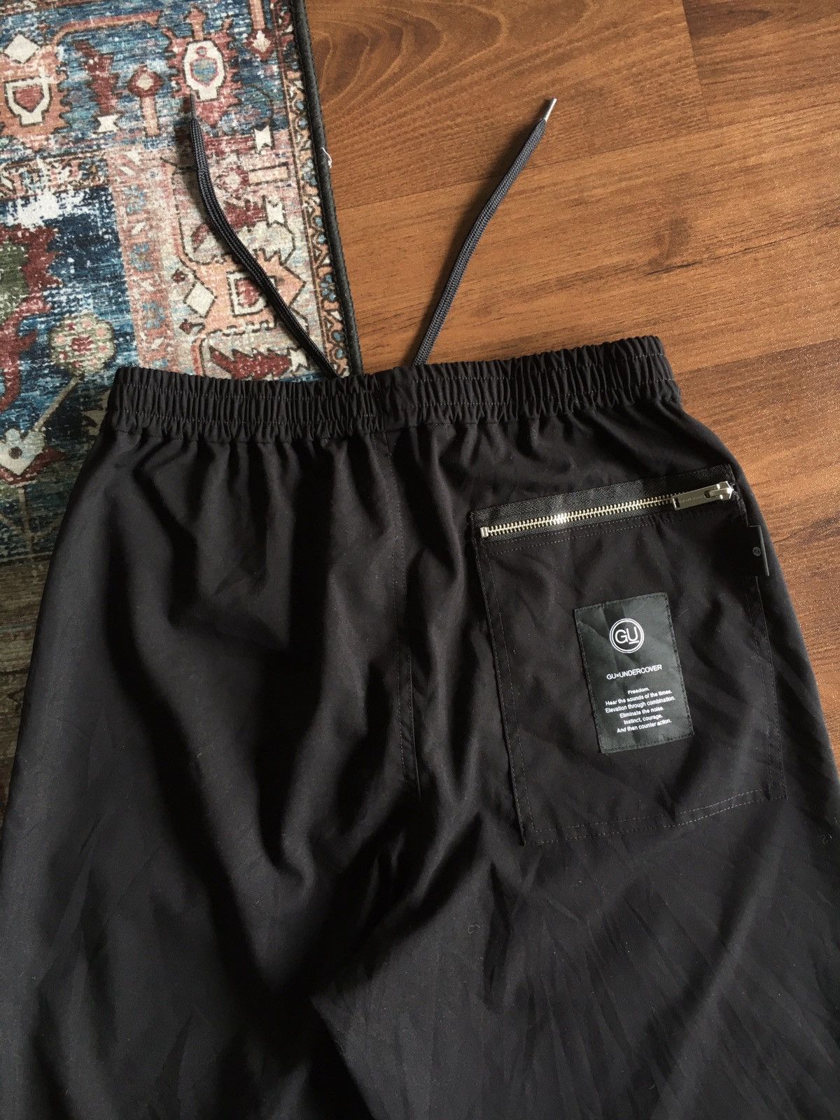 Undercover Undercover x GU black Jogger zip pants Size US 31 - 4 Thumbnail