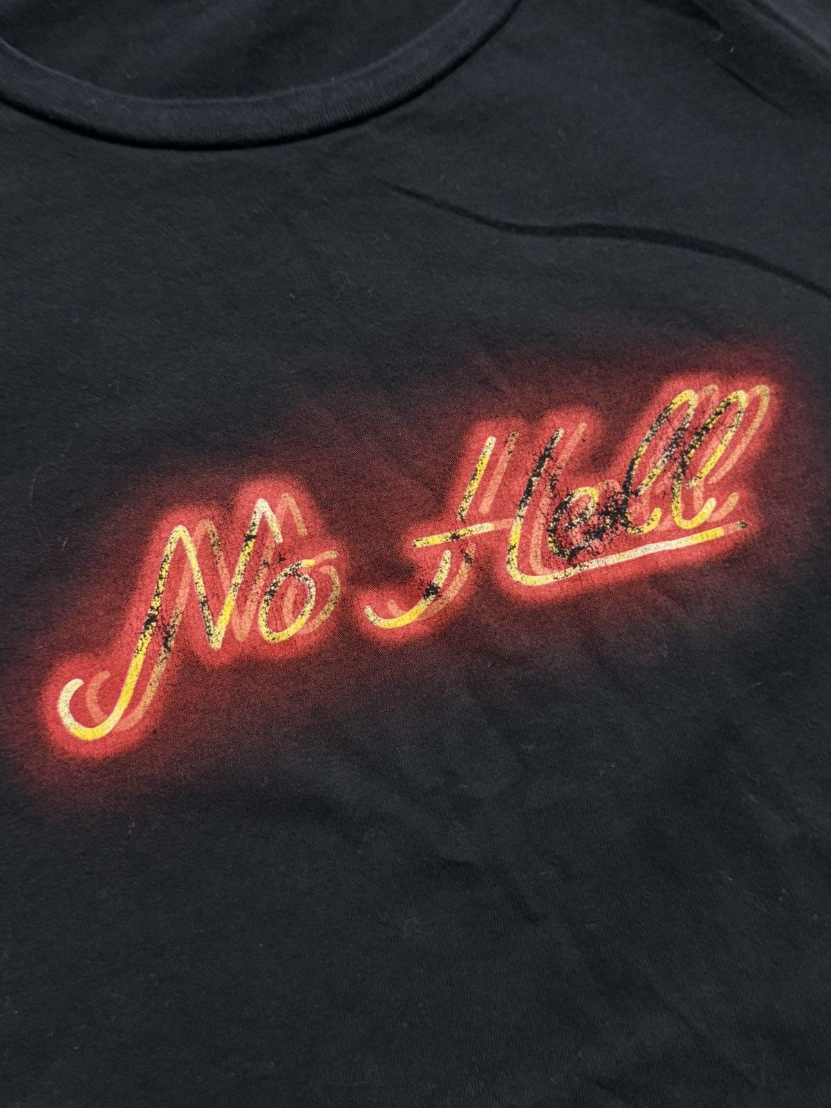 Saint Laurent Paris Saint Laurent 2019 No Hell T-Shirt Size US L / EU 52-54 / 3 - 3 Thumbnail
