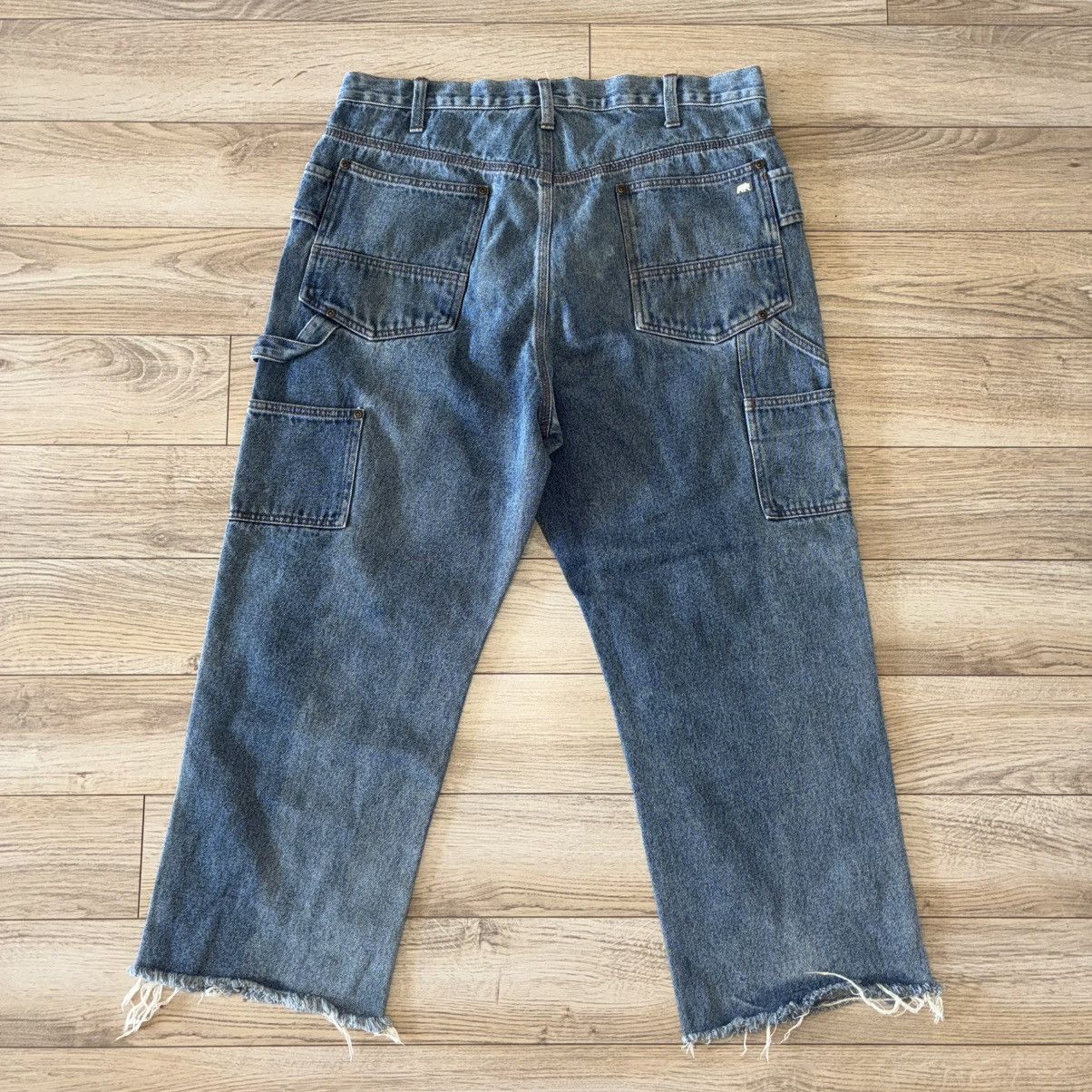 Other vintage sample bear double knee carpenter jeans Size US 34 / EU 50 - 7 Thumbnail