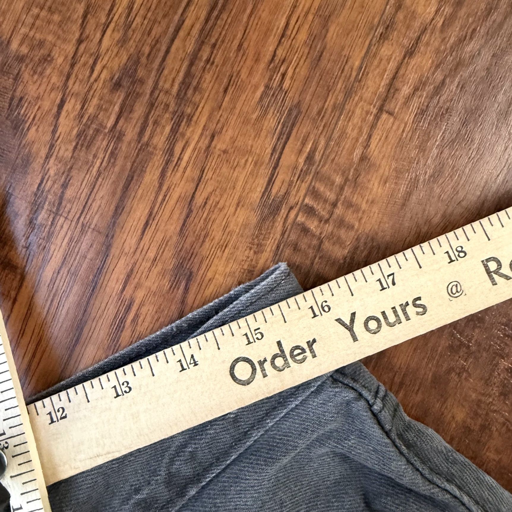 Levi's Levi's Jeans Womens 31 Gray Straight Low Pro 100% Cotton Denim 31x30 Regular Inseam Jeans Womens Gray Size 24" / US 00 / IT 34 - 6 Thumbnail