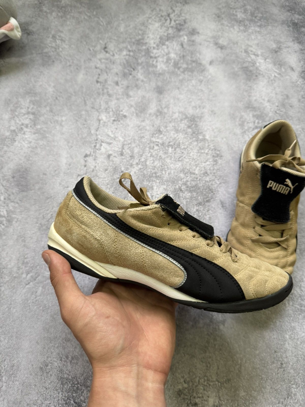 Puma × Vintage Vintage Puma Speedcat Beige Hype Sneakers Streetwear Rare Size US 7.5 / EU 40-41 - 6 Thumbnail