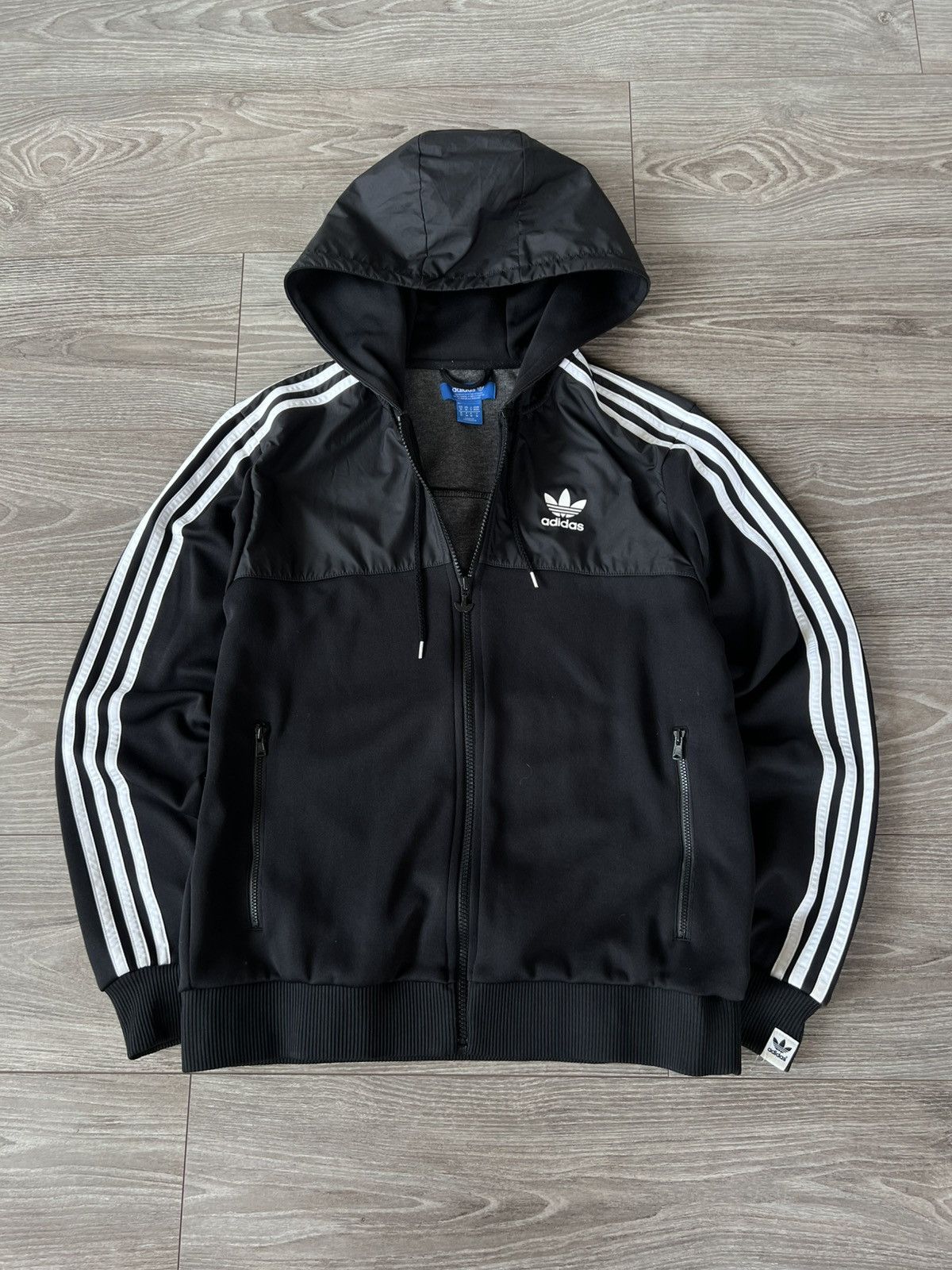 Archival Adidas Three Stripes Avant Garde Nylon Jacket