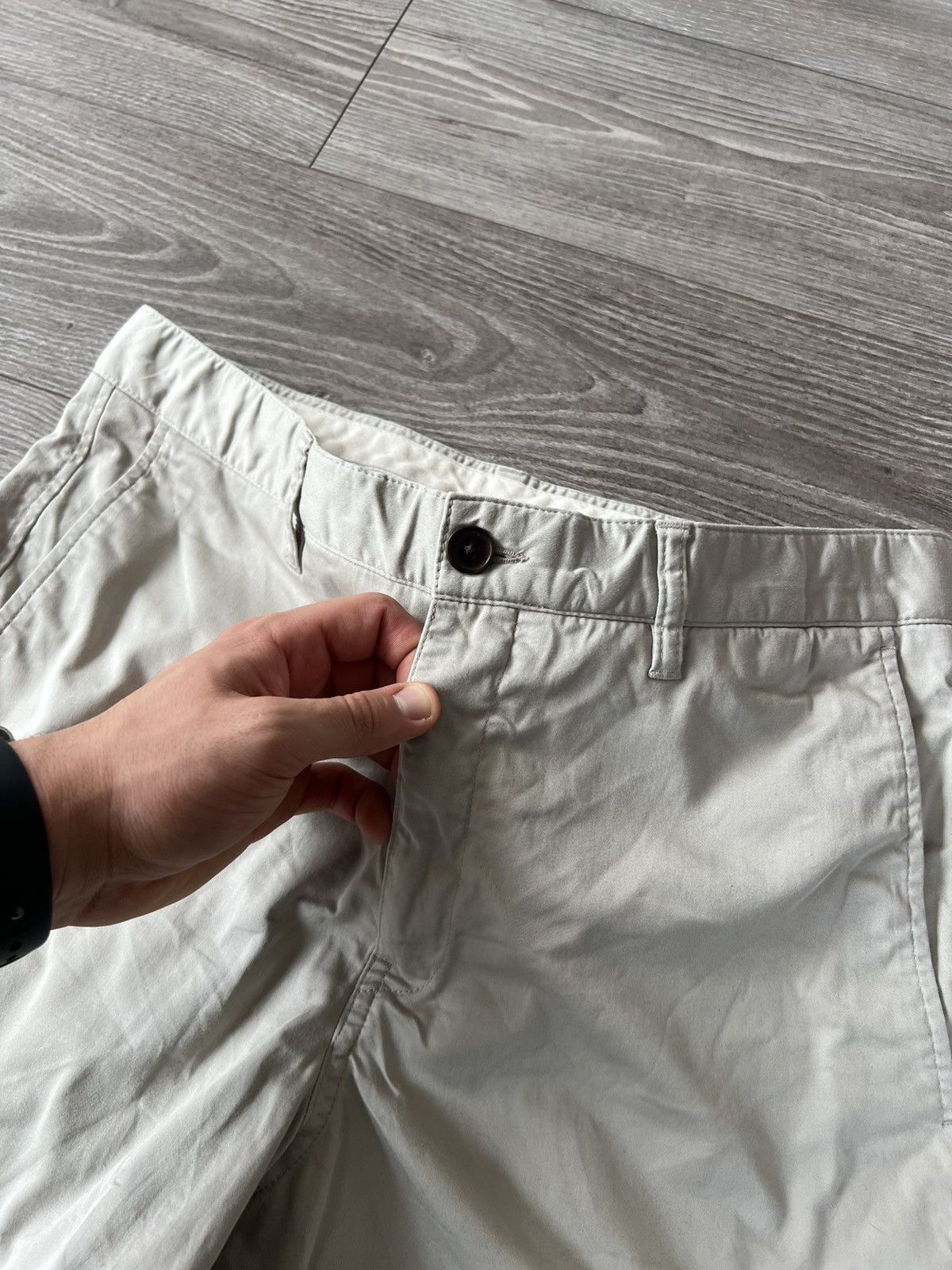 Acne Studios × Vintage ‼️Rare Acne Studios Seymour Satin PSS15 Cotton Shorts‼️ Size US 36 / EU 52 - 8 Thumbnail