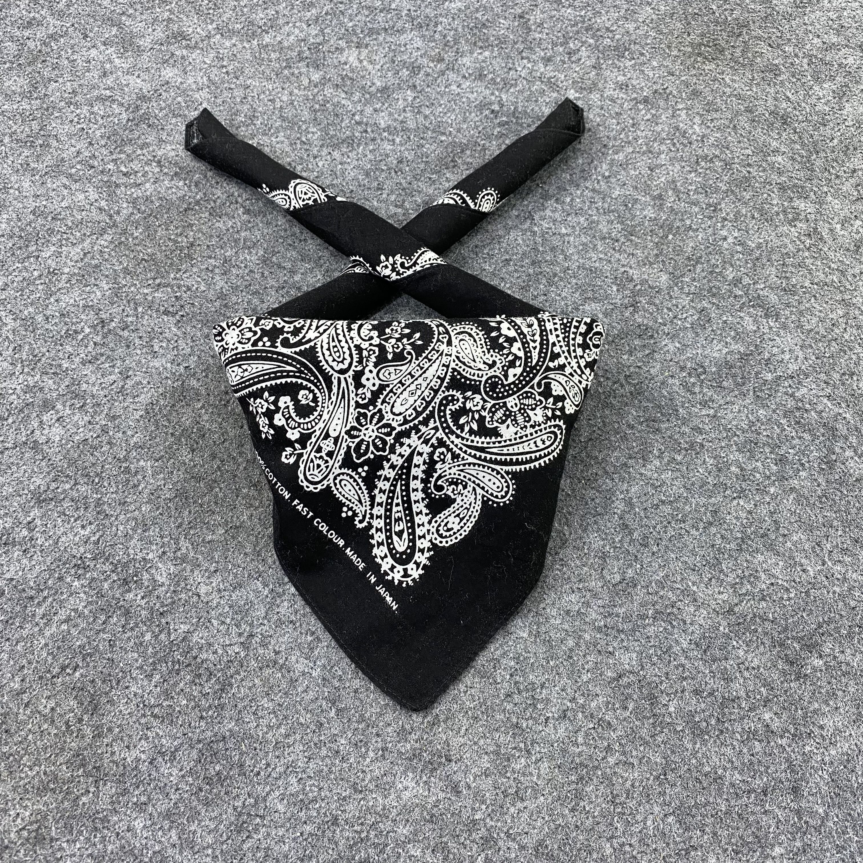 Japanese Brand Paislee Handkerchief / Bandana / Neckerchief-B1423 Size ONE SIZE - 4 Thumbnail