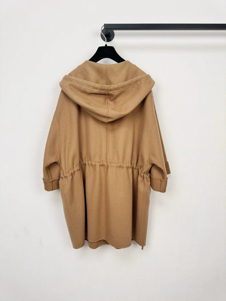 Max Mara Max Mara Brown classic wool coat Size S / US 4 / IT 40 - 5 Thumbnail
