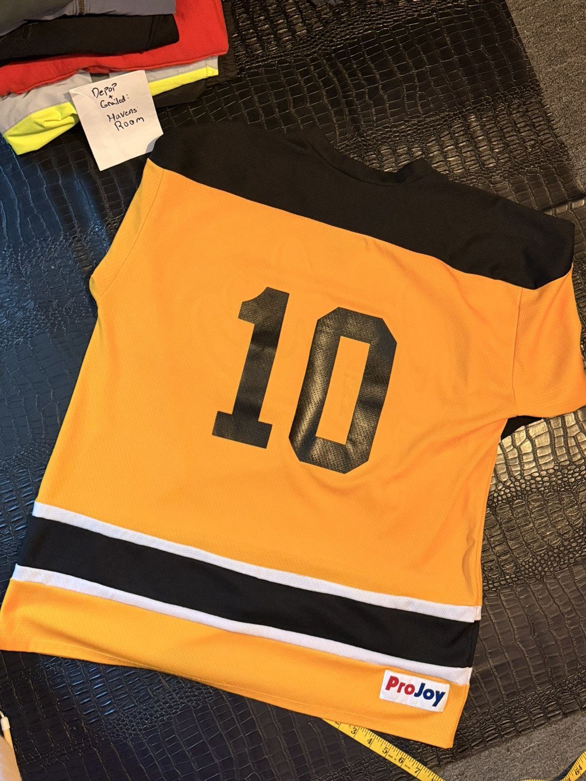Vintage Can‑Am Hockey Jersey – Yellow/Black – ProJoy Size US XL / EU 56 / 4 - 5 Thumbnail