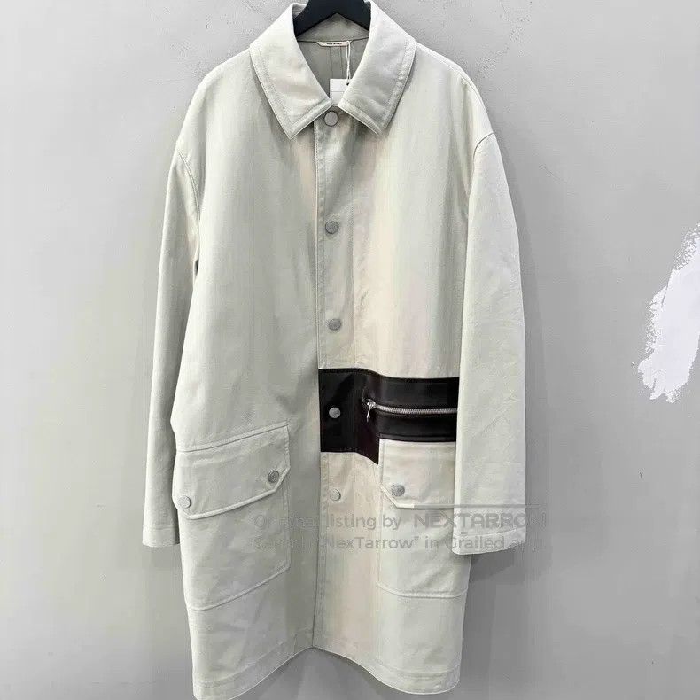 Hermes Hermes Men's Leather Lined Windproof Trench Coat Size US M / EU 48-50 / 2 - 1 Thumbnail