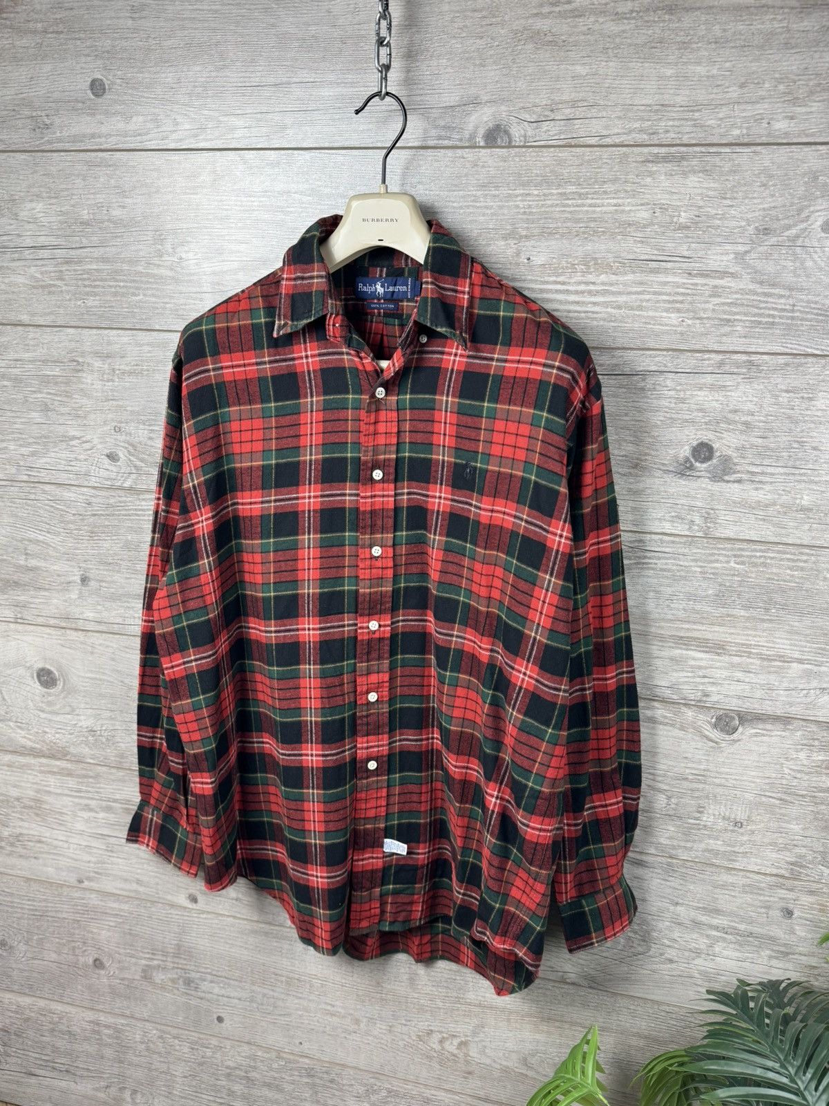 Polo Ralph Lauren POLO RALPH LAUREN Flannel shirt with long sleeves size M Size US M / EU 48-50 / 2 - 6 Thumbnail