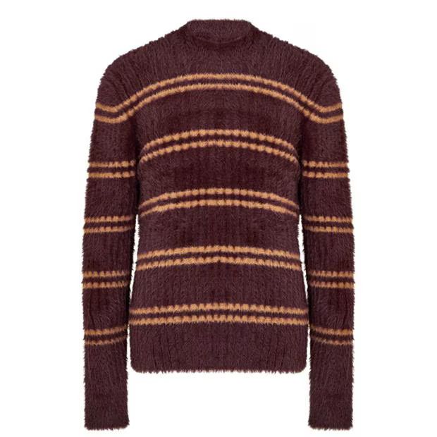 Image of Jacquemus O1G2R1Mq0524 La Maille Striped Jumpers In Brown, Men's (Size Small)