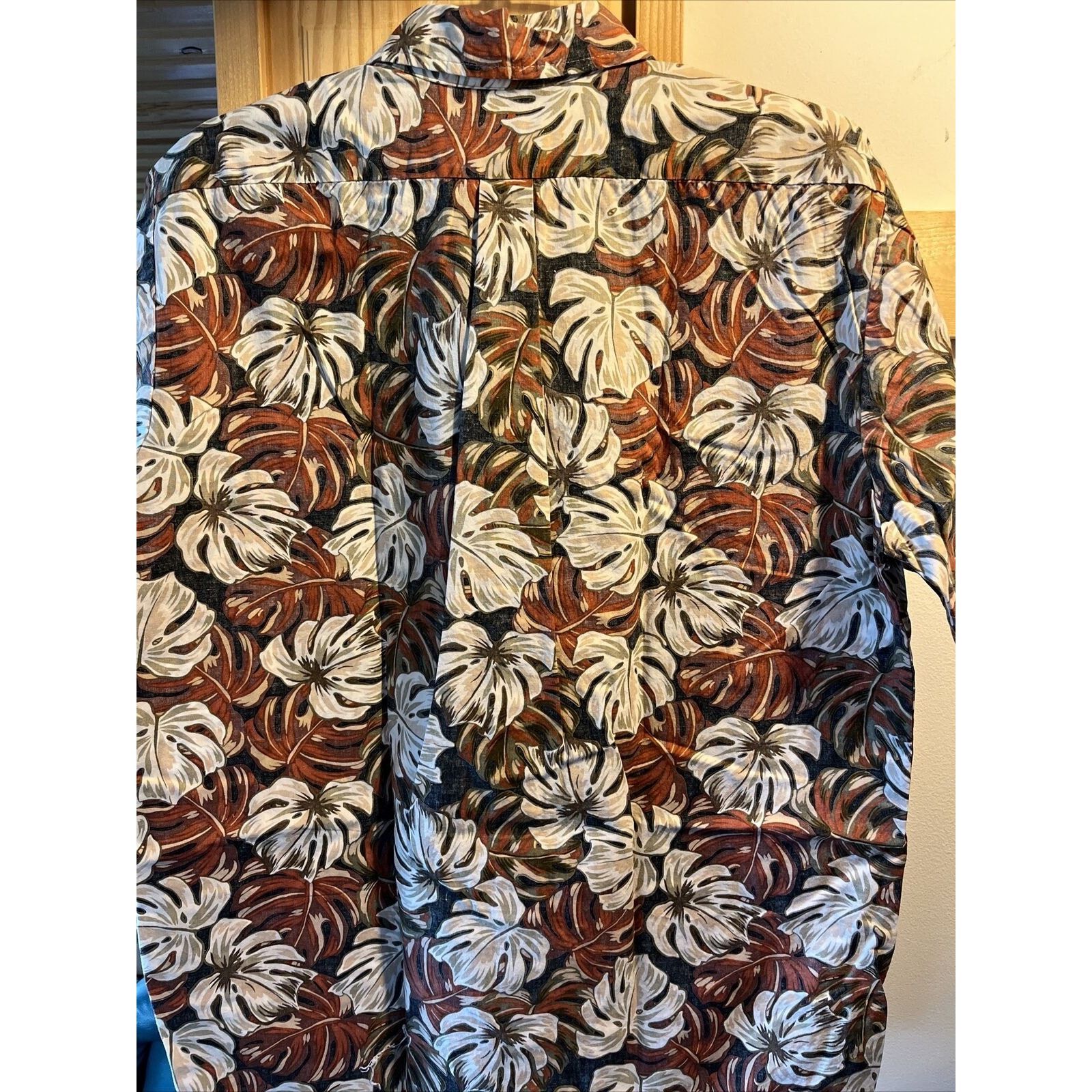 Other Malihini VTG Mens L White Red Monstera Cotton Hawaiian Shirt Size US L / EU 52-54 / 3 - 8 Thumbnail