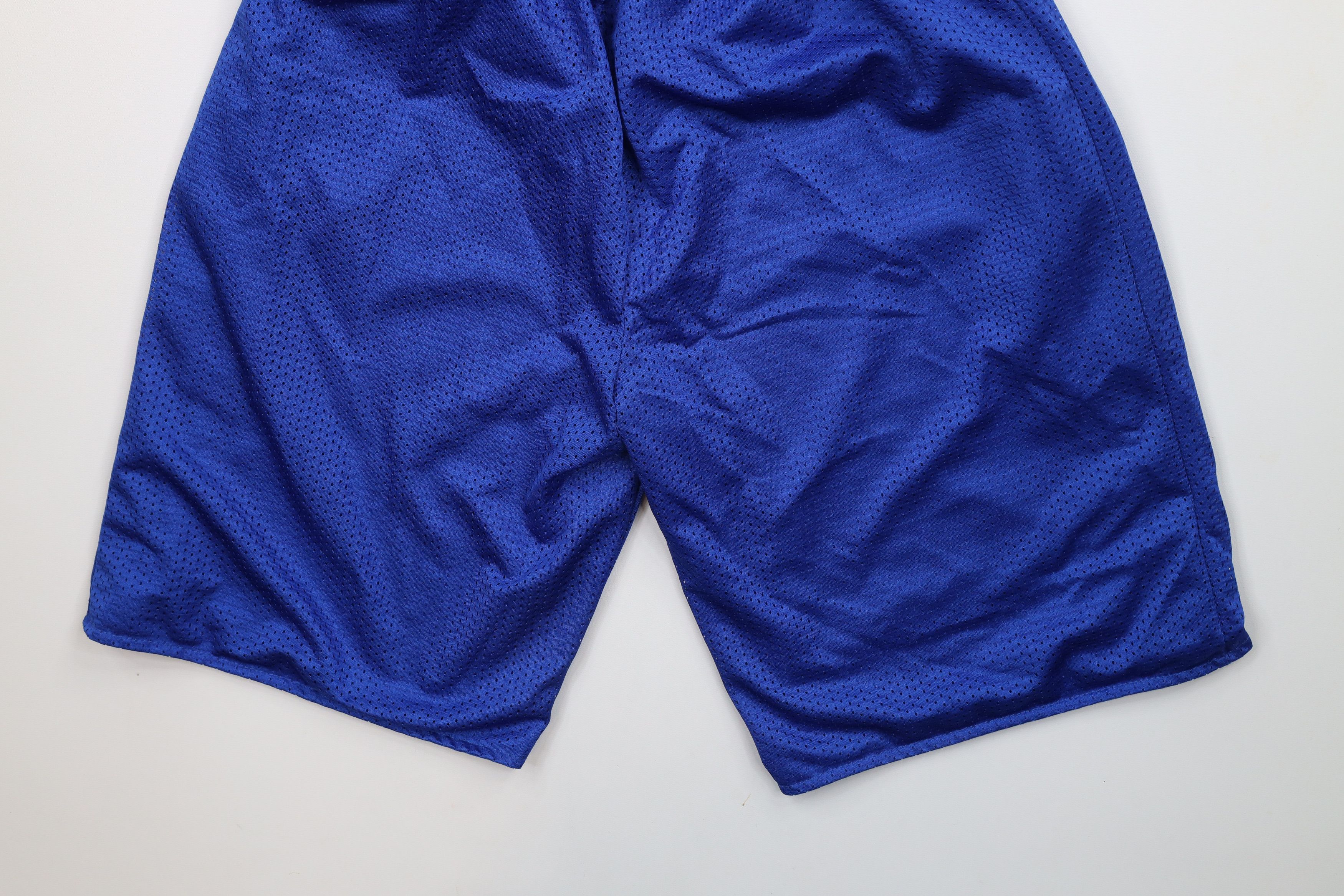 Champion × Vintage Vintage 90s Champion Reversible Basketball Shorts Royal Blue Size US 30 / EU 46 - 16 Thumbnail