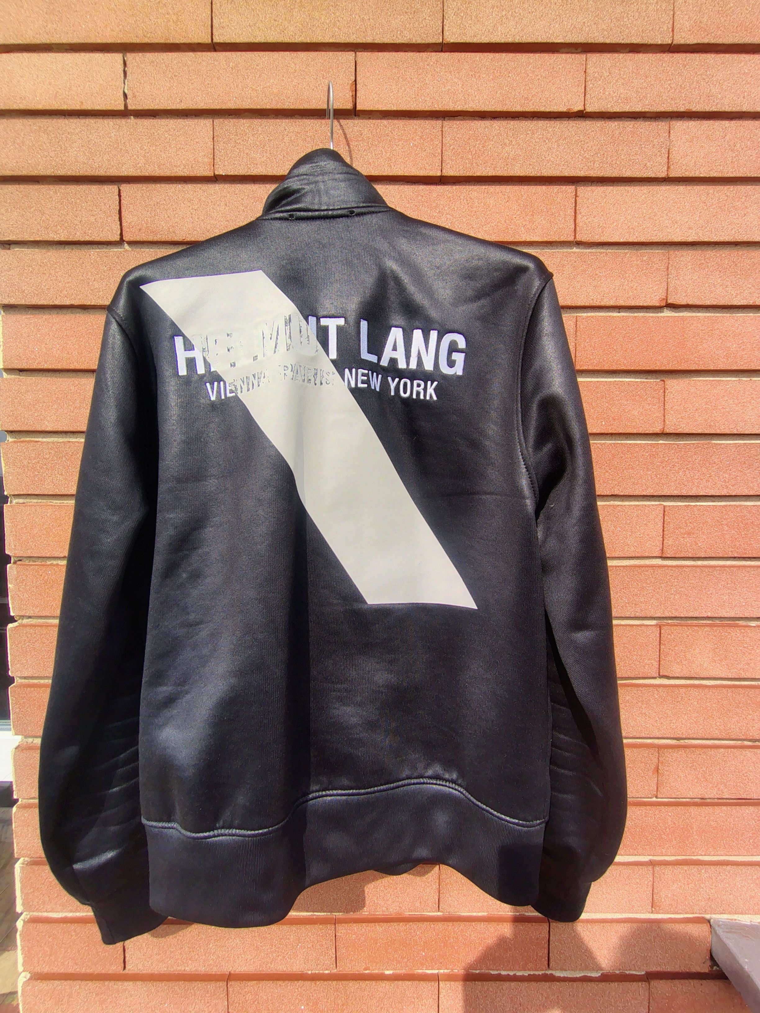 Helmut Lang Leather lookalike track jacket Size US M / EU 48-50 / 2 - 2 Thumbnail