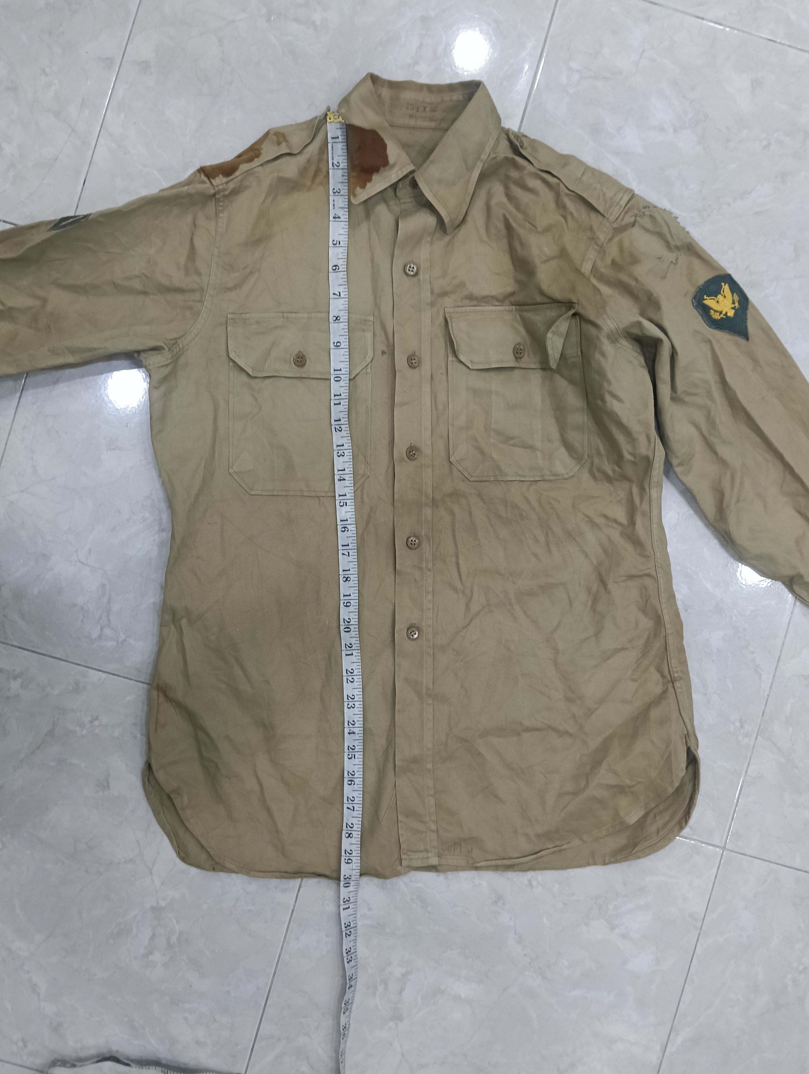 Army Of Me True Vintage 40s/50s Us Army Officer WWll Size US L / EU 52-54 / 3 - 21 Thumbnail