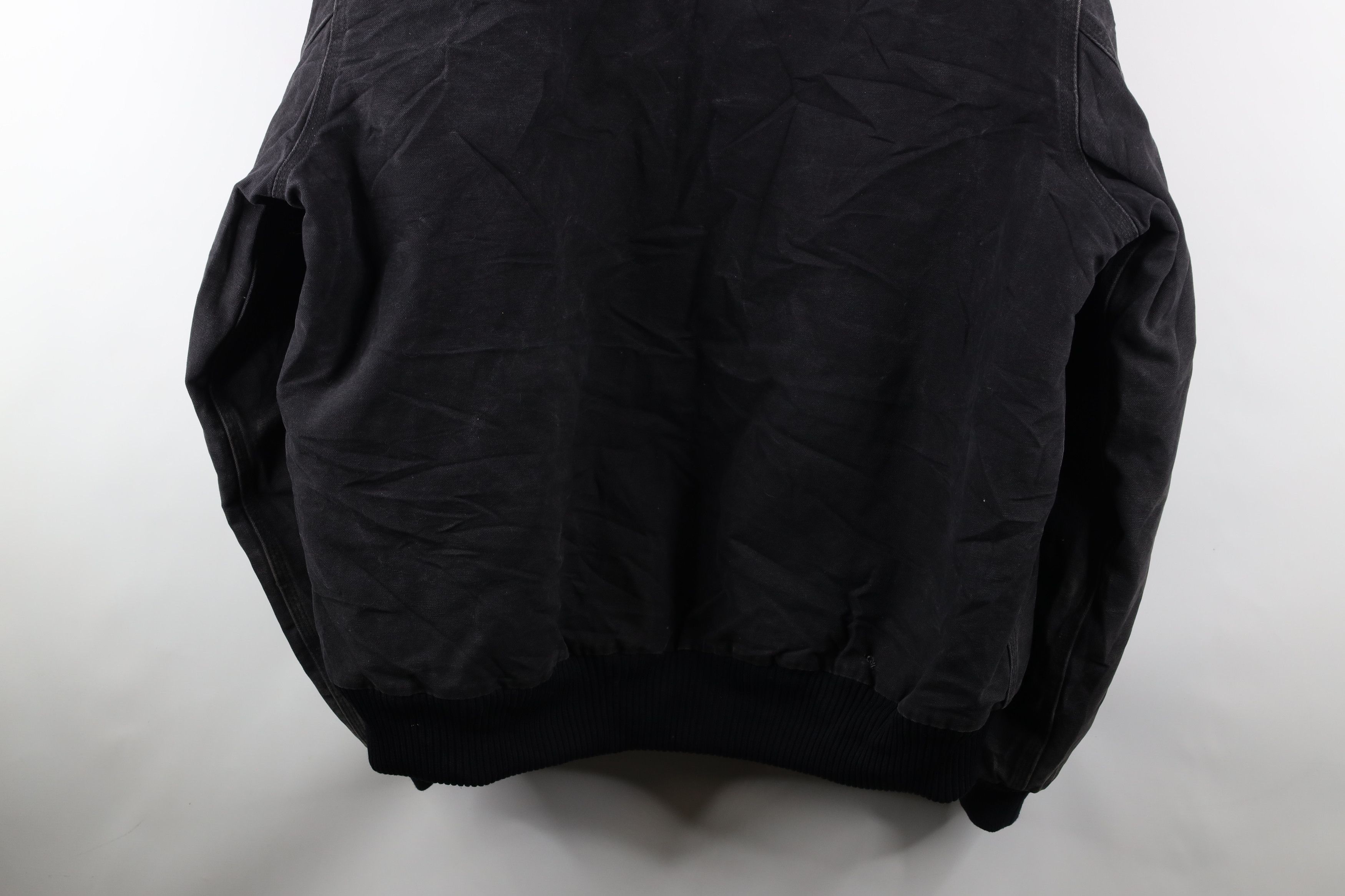 Carhartt Vintage Carhartt Quilted Canvas Hooded Full Zip Jacket Black Size US XXL / EU 58 / 5 - 13 Thumbnail