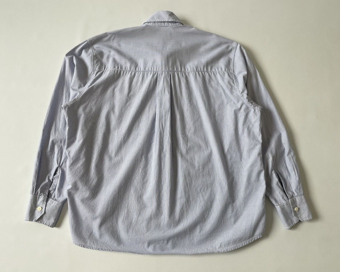 Our Legacy White / Blue Stripe Cotton ‘Above’ Shirt Size US M / EU 48-50 / 2 - 13 Thumbnail