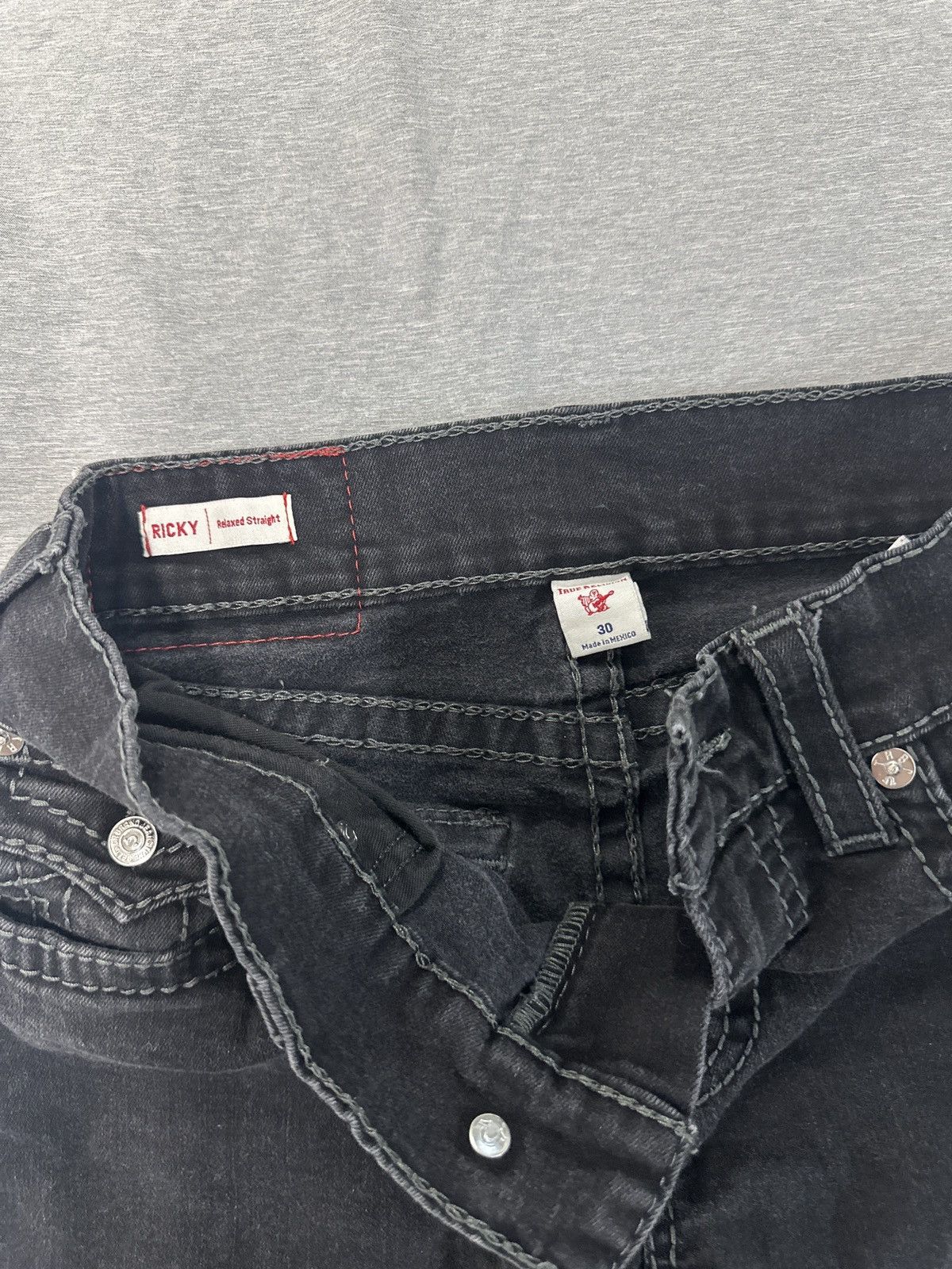 True Religion True religion Ricky Relaxed Straight Denim Size US 30 / EU 46 - 2 Thumbnail