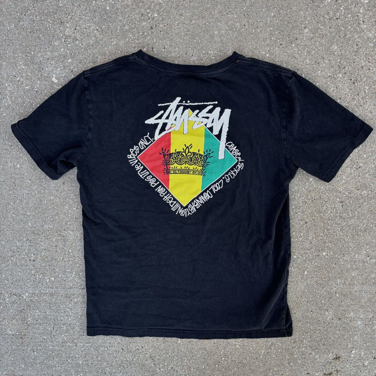 Stussy × Vintage Vintage Stüssy Graphic Tee Size US M / EU 48-50 / 2 - 3 Thumbnail