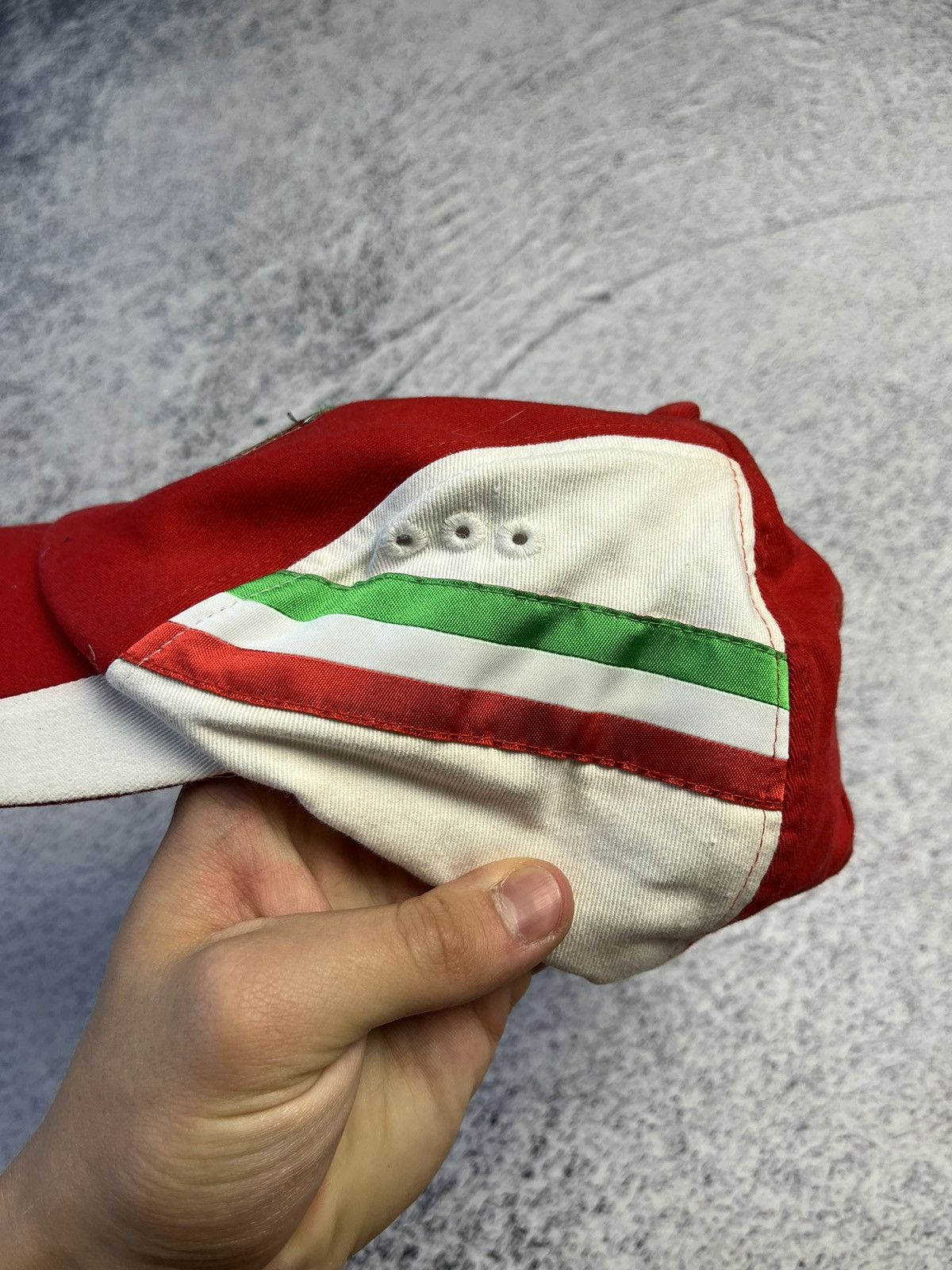 Ferrari Vintage Puma Ferrari Distressed Cap Y2K Size ONE SIZE - 15 Thumbnail