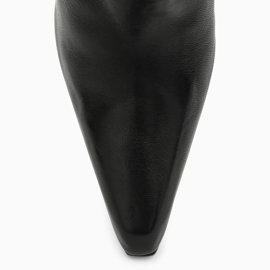 Paris Texas o1d2blof0924 Leather Boots in Black Size US 6.5 / IT 36.5 - 3 Thumbnail