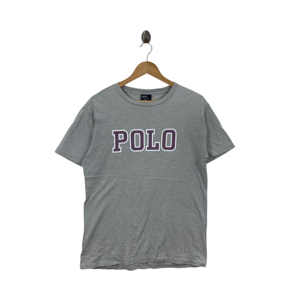 Polo Ralph Lauren Vintage 90s POLO RALPH LAUREN Stock Logo Tee Shirt Top Size US S / EU 44-46 / 1 - 1 Thumbnail