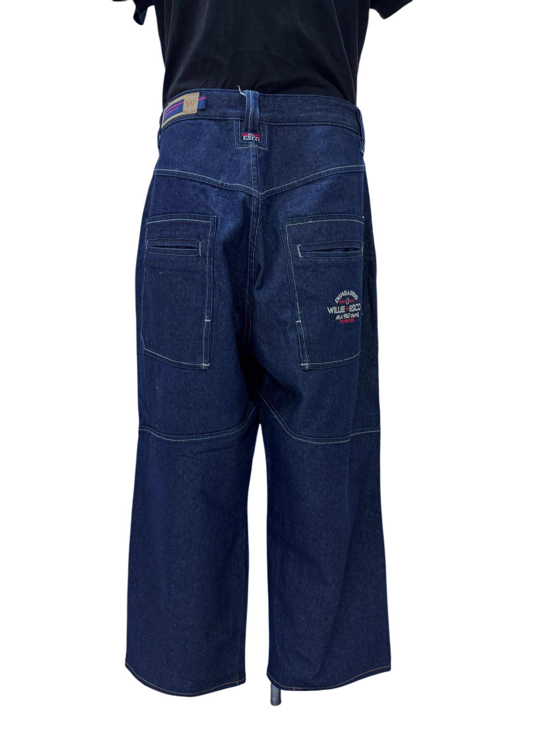 Japanese Brand Willie Esco Baggy Baker Pocket Denim Jeans Hip Hop Jeans Size US 36 / EU 52 - 1 Thumbnail