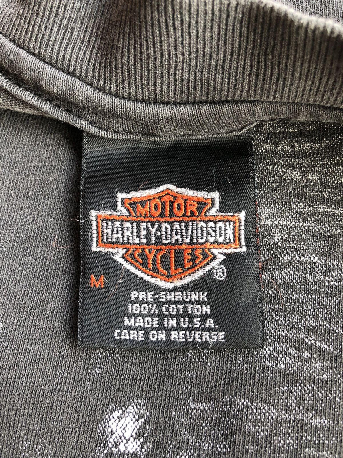Harley Davidson 90’’s Vintage Harley Davidson Wolf AOP Veryrare Shirt Tee Size US M / EU 48-50 / 2 - 15 Thumbnail