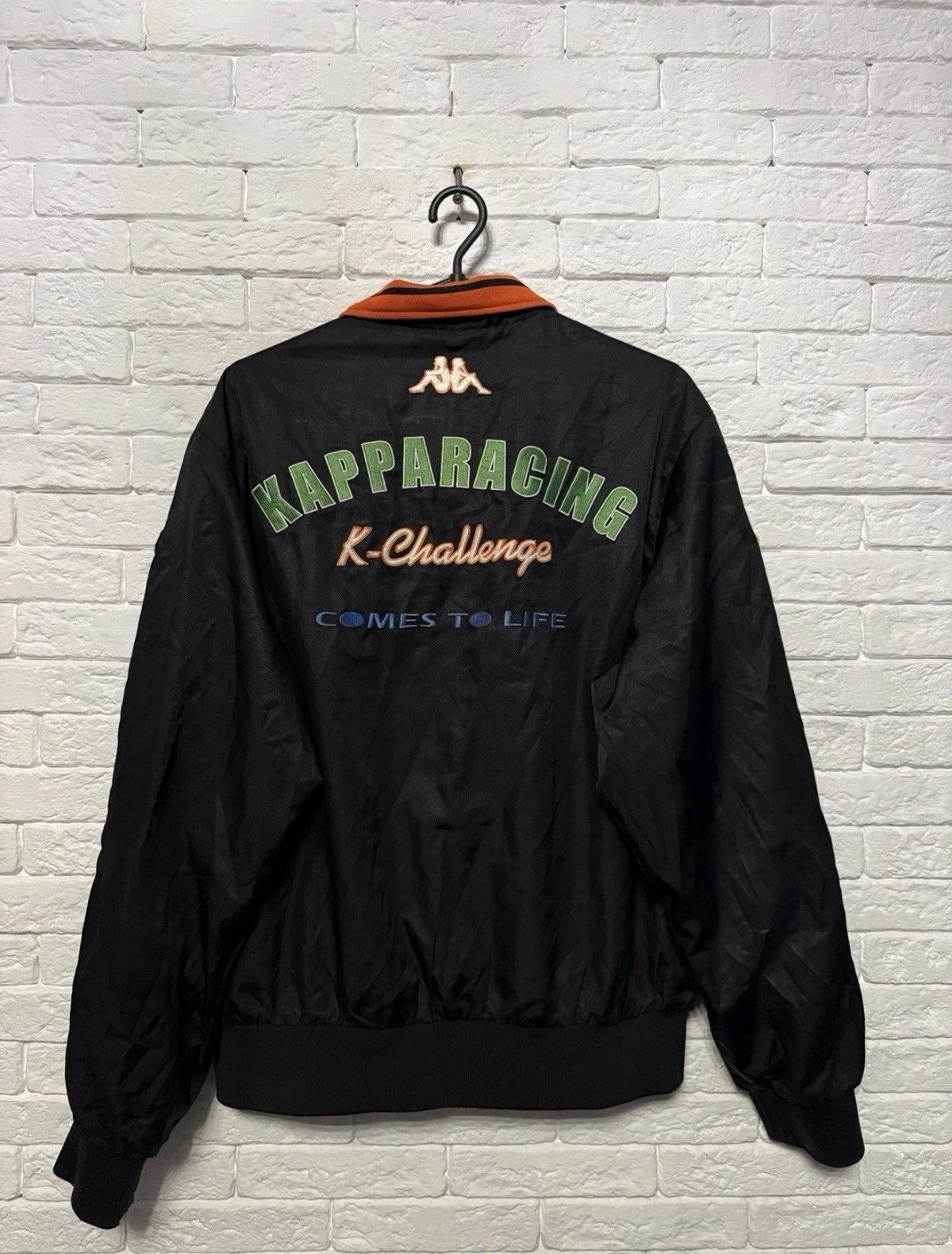 Kappa Vintage Kappa Germany Full Zip Bomber Jacket Huge Logo Sz XL Size US XL / EU 56 / 4 - 5 Thumbnail