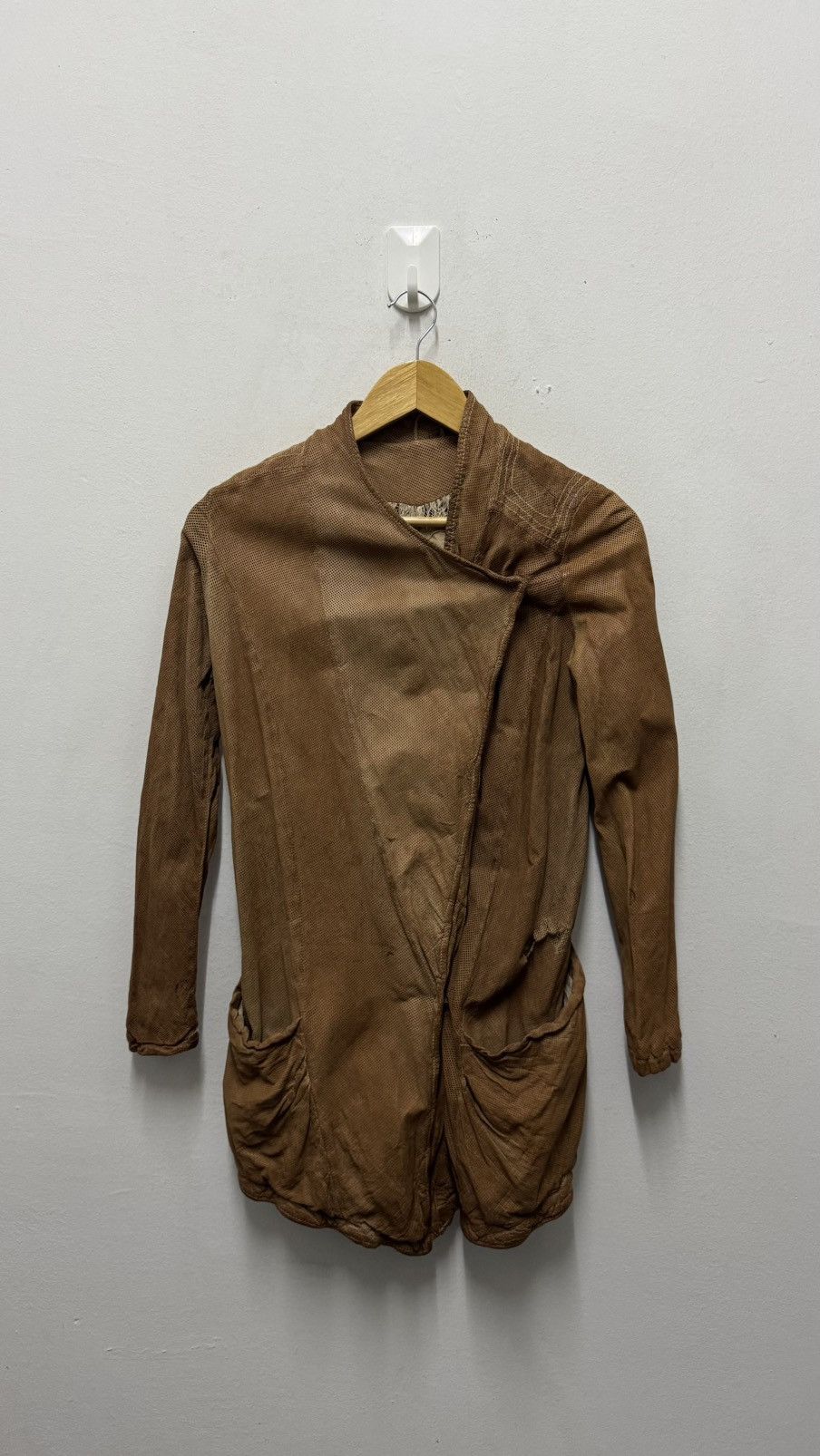 Giorgio Brato × Vintage Giorgio Brato leather jacket Size S / US 4 / IT 40 - 1 Thumbnail