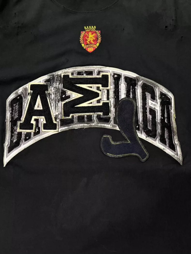 Balenciaga Balenciaga Letter Embroidered Badge Crew Neck Short Sleeve Size US M / EU 48-50 / 2 - 3 Thumbnail