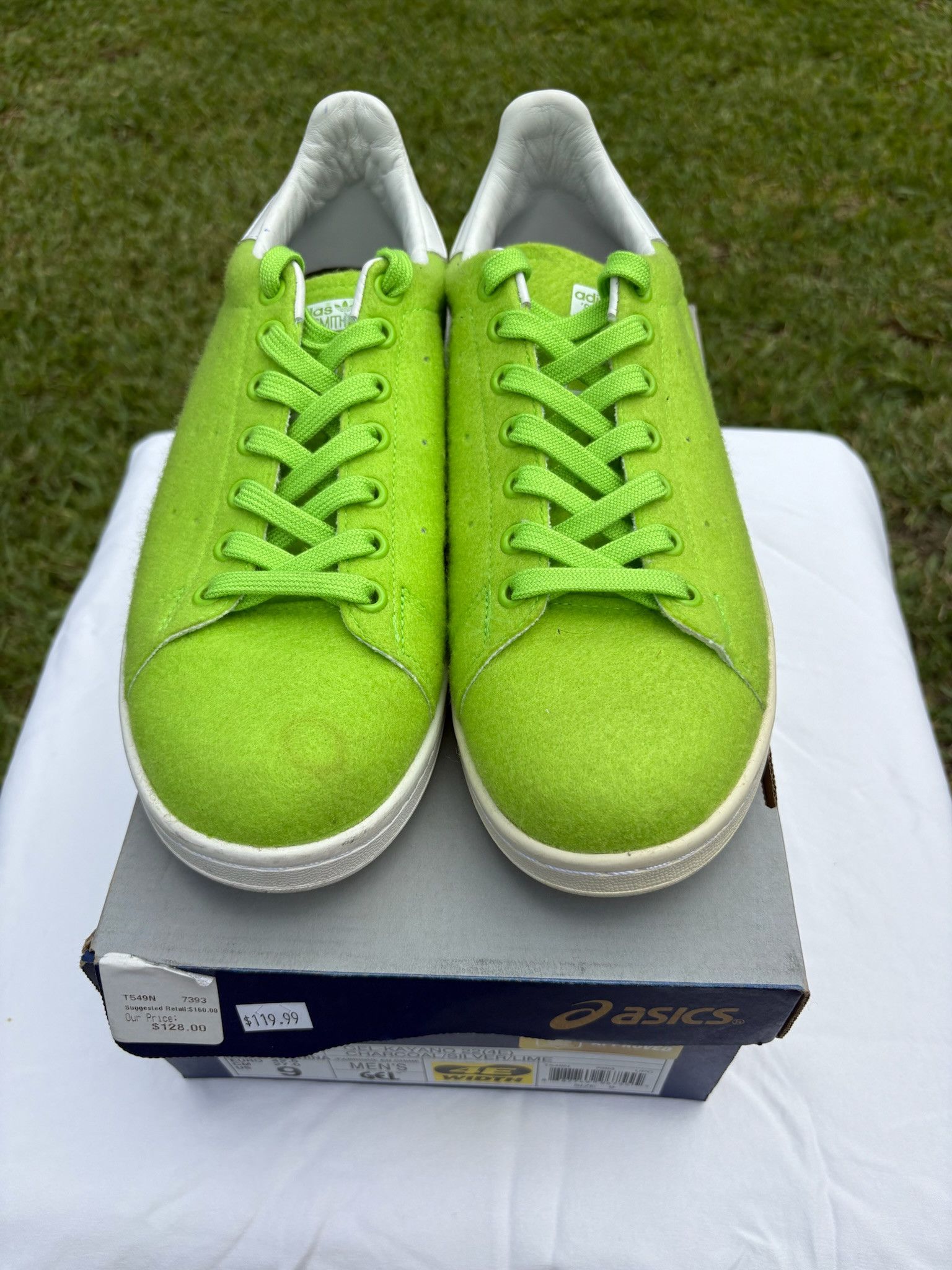 Adidas × Pharrell Adidas x Pharrell Stan Smith Tennis Ball Green Size US 9.5 / EU 42-43 - 7 Thumbnail