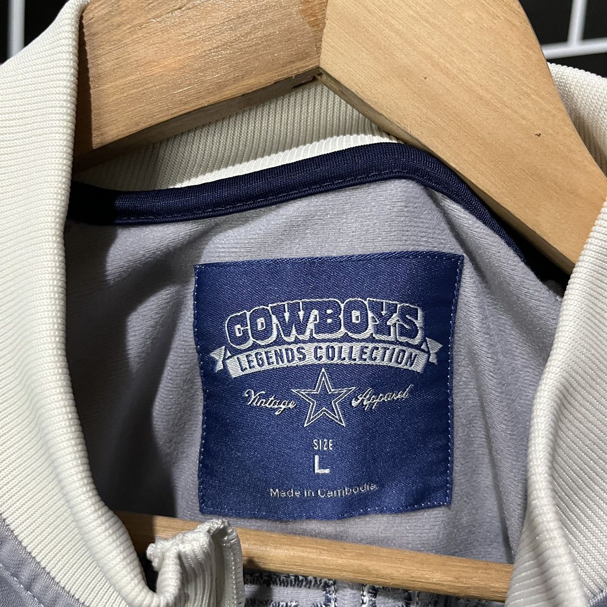 Vintage DALLAS COWBOYS VARSITY JACKET Size US L / EU 52-54 / 3 - 6 Thumbnail