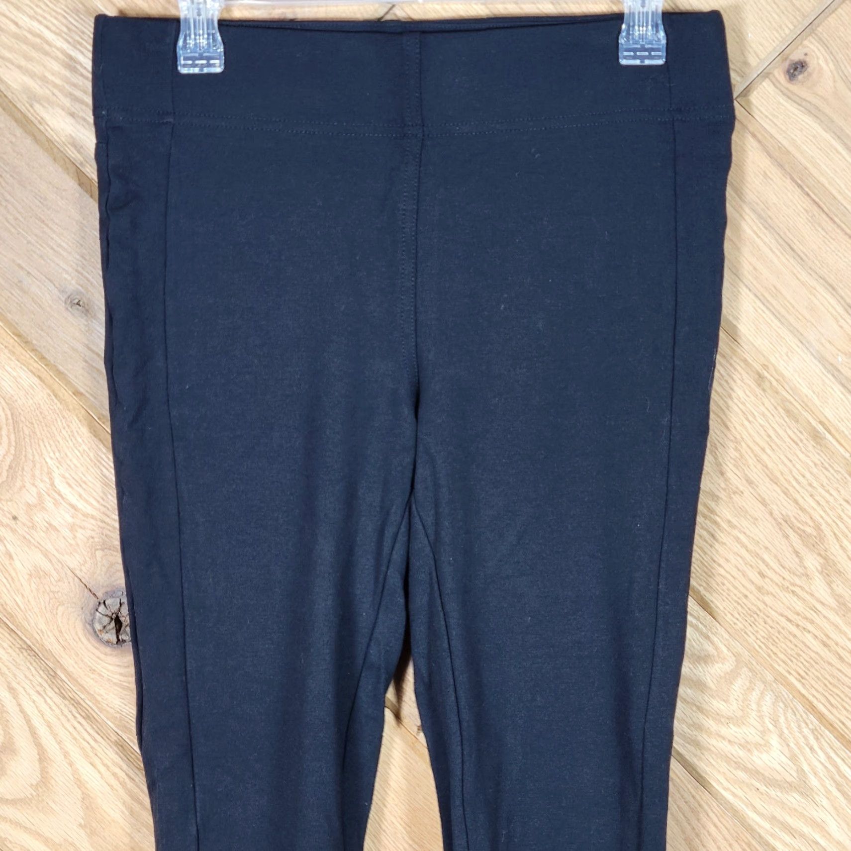 Loft Loft Leggings Shirt? Actually: Loft Womens Leggings Ankle M Black Elastic Waist Stretch Yoga Activewear Size 32" / US 10 / IT 46 - 2 Thumbnail