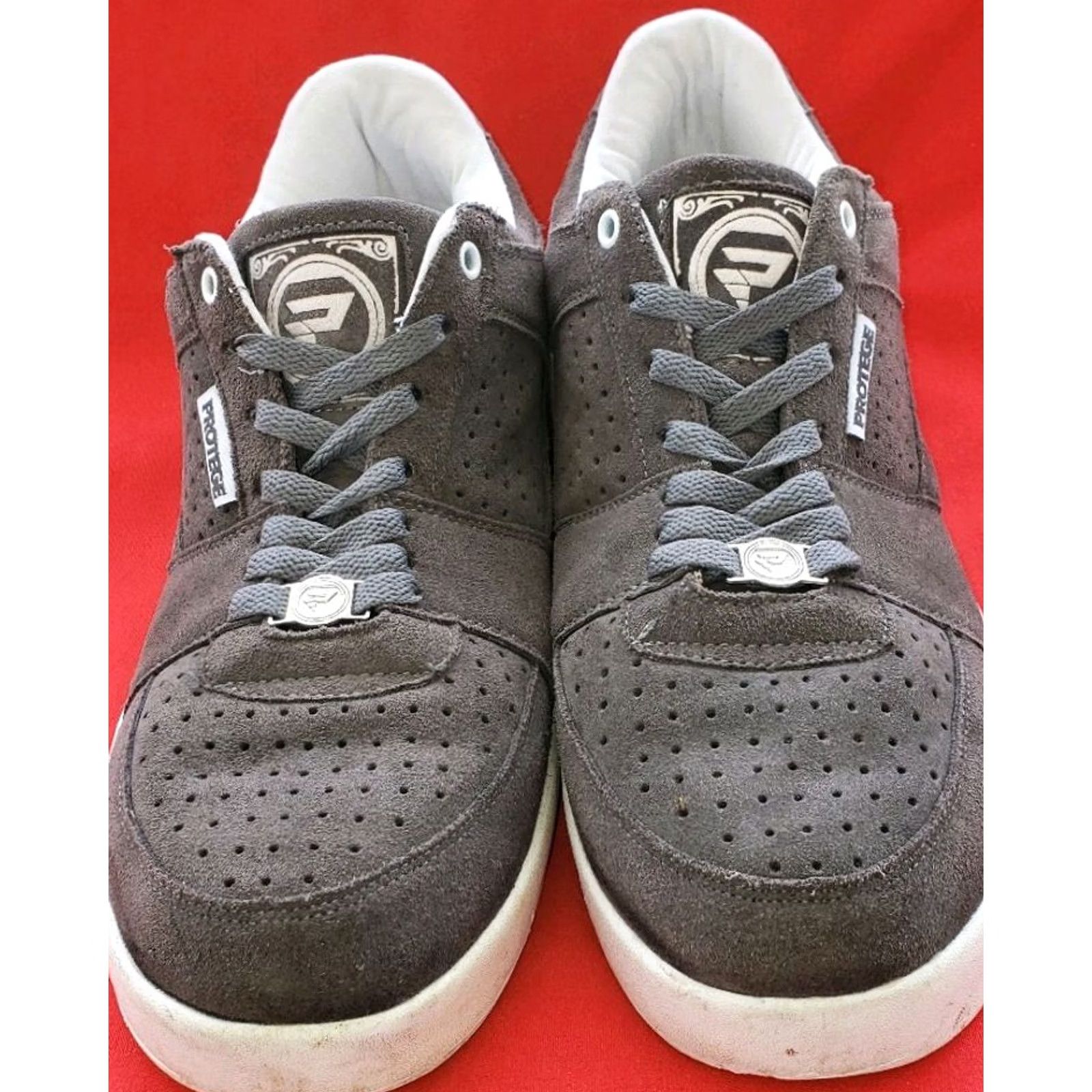 Vintage Protege Men's Lifestyle Fashion Sneakers Size 15M Gray Suede Sneakers Shoes Casual M Mens Gray Protége Size US 15 / EU 48 - 3 Thumbnail