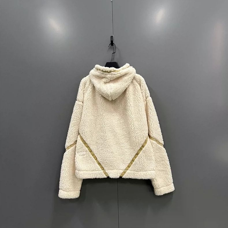 Greg Lauren greg lauren Beige fleece hoodie 2506-Nextarrow Size M / US 6-8 / IT 42-44 - 2 Thumbnail