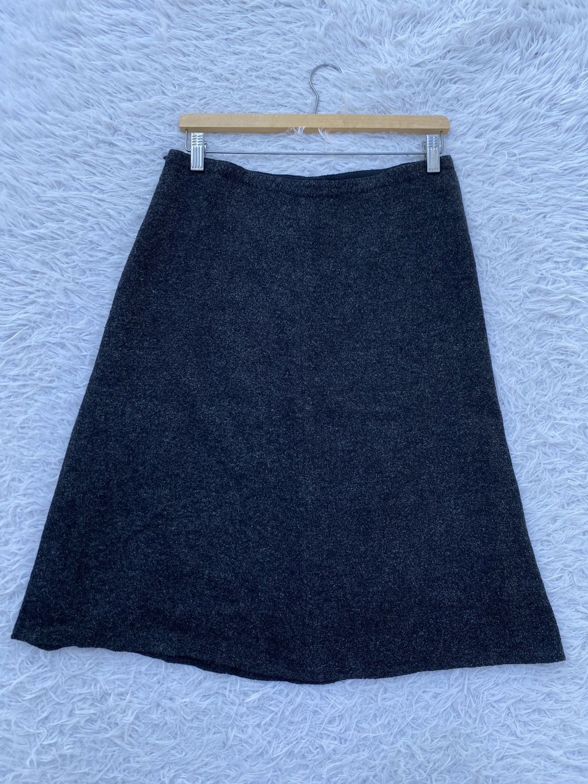 agnes b. Rare Vintage 90s agnes b. Black Skirt Size 31" - 12 Thumbnail