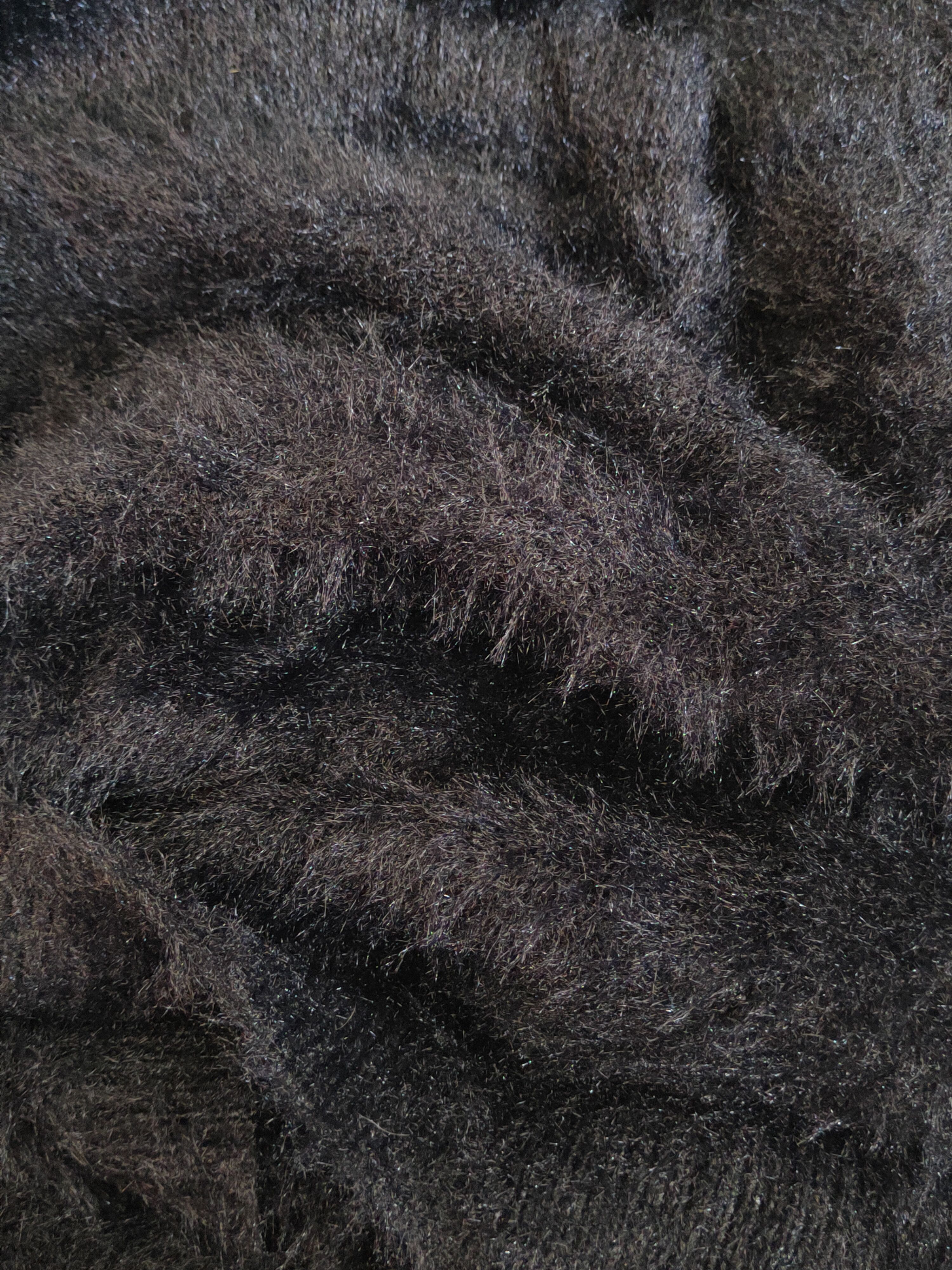 Japanese Brand GU Black Shag Shaggy Fur Mohair Knitwear Cardigan #S1902 Size M / US 6-8 / IT 42-44 - 10 Thumbnail