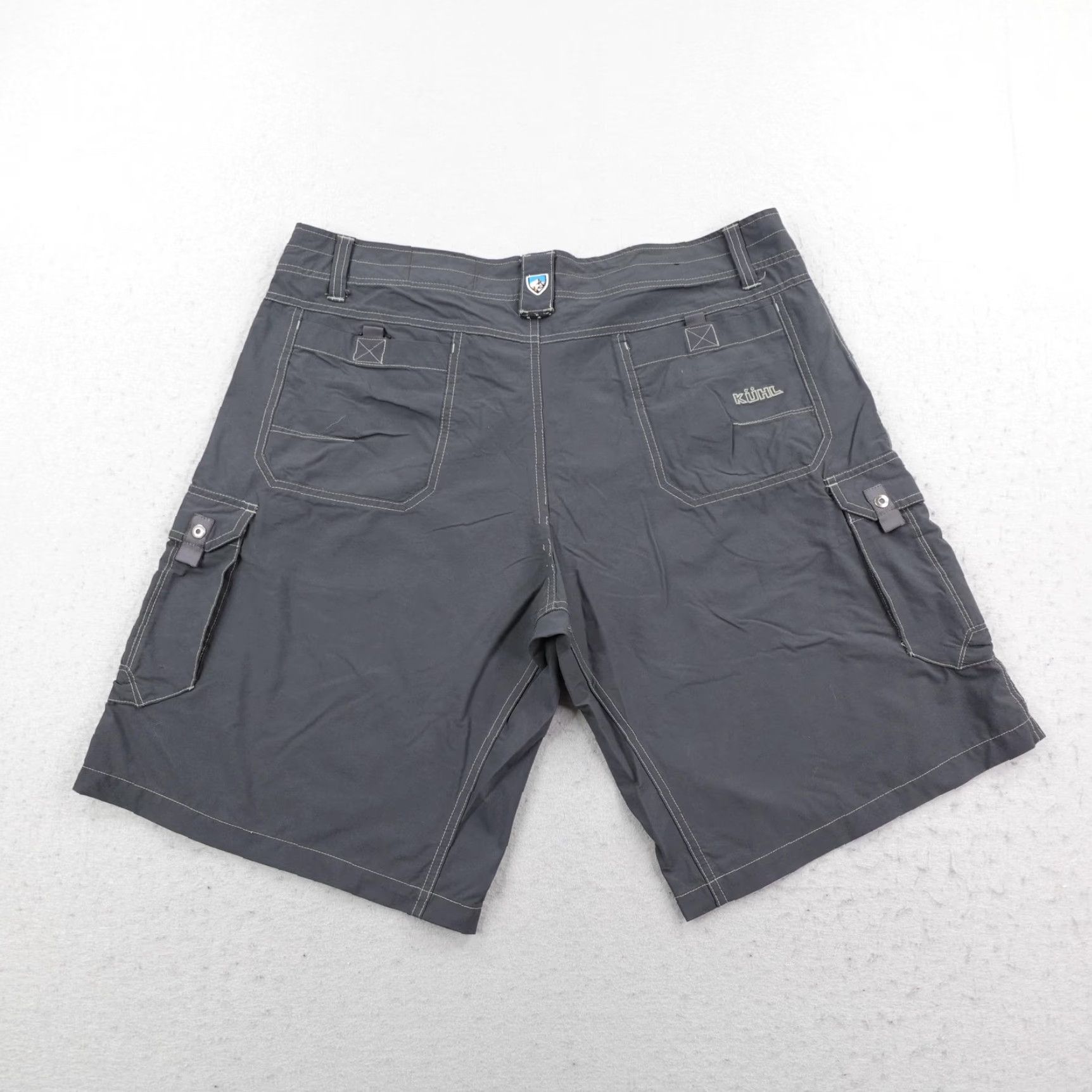 Vintage KÜHL Shorts Mens 38 Gray Cargo Trail Hiking Lightweight Outdoors Flex Stretch Outdoor Mens Size US 38 / EU 54 - 3 Thumbnail