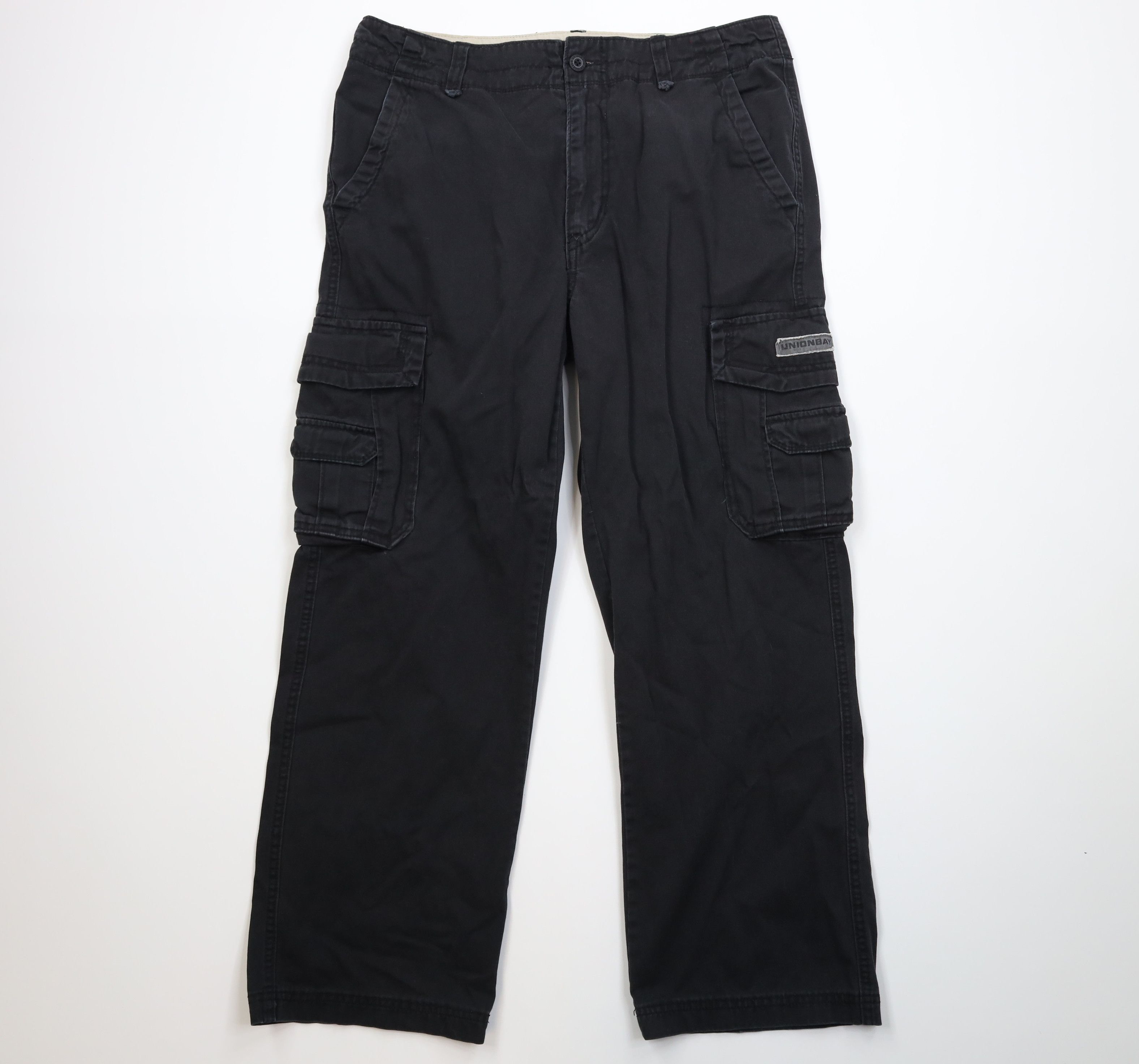 Vintage Vintage 90s Y2K Unionbay Skateboarding Wide Leg Cargo Pants Size US 36 / EU 52 - 1 Thumbnail