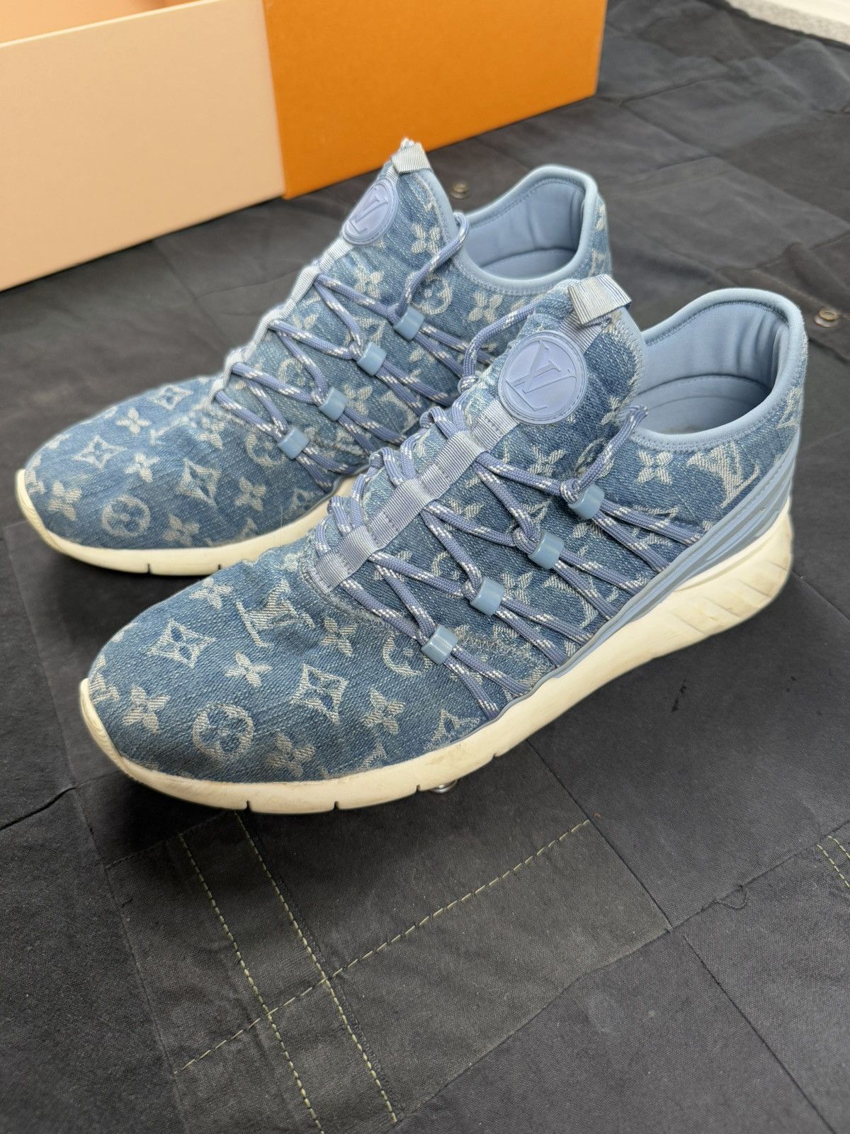 Louis Vuitton Monogram Denim Sneakers Size US 9 / EU 42 - 3 Thumbnail