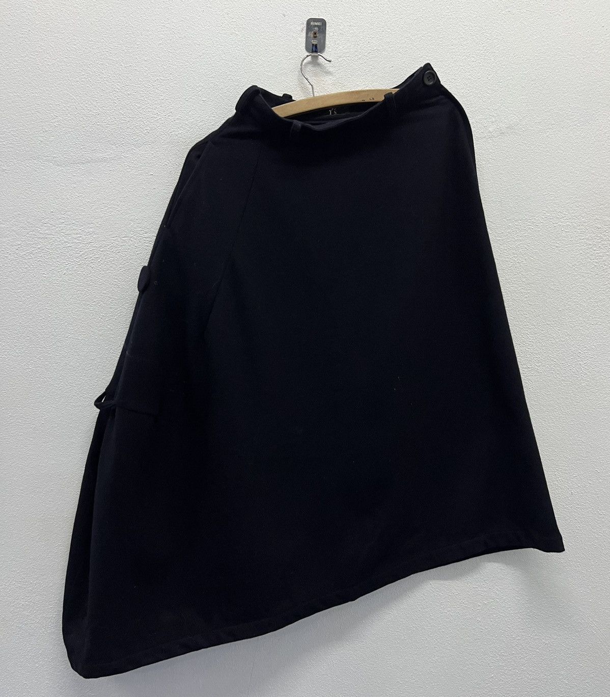 Japanese Brand × Y's × Yohji Yamamoto VINTAGE YOHJI YAMAMOTO Y’S MADE IN JAPAN MIDI SKIRT Size 24" / US 00 / IT 34 - 1 Thumbnail