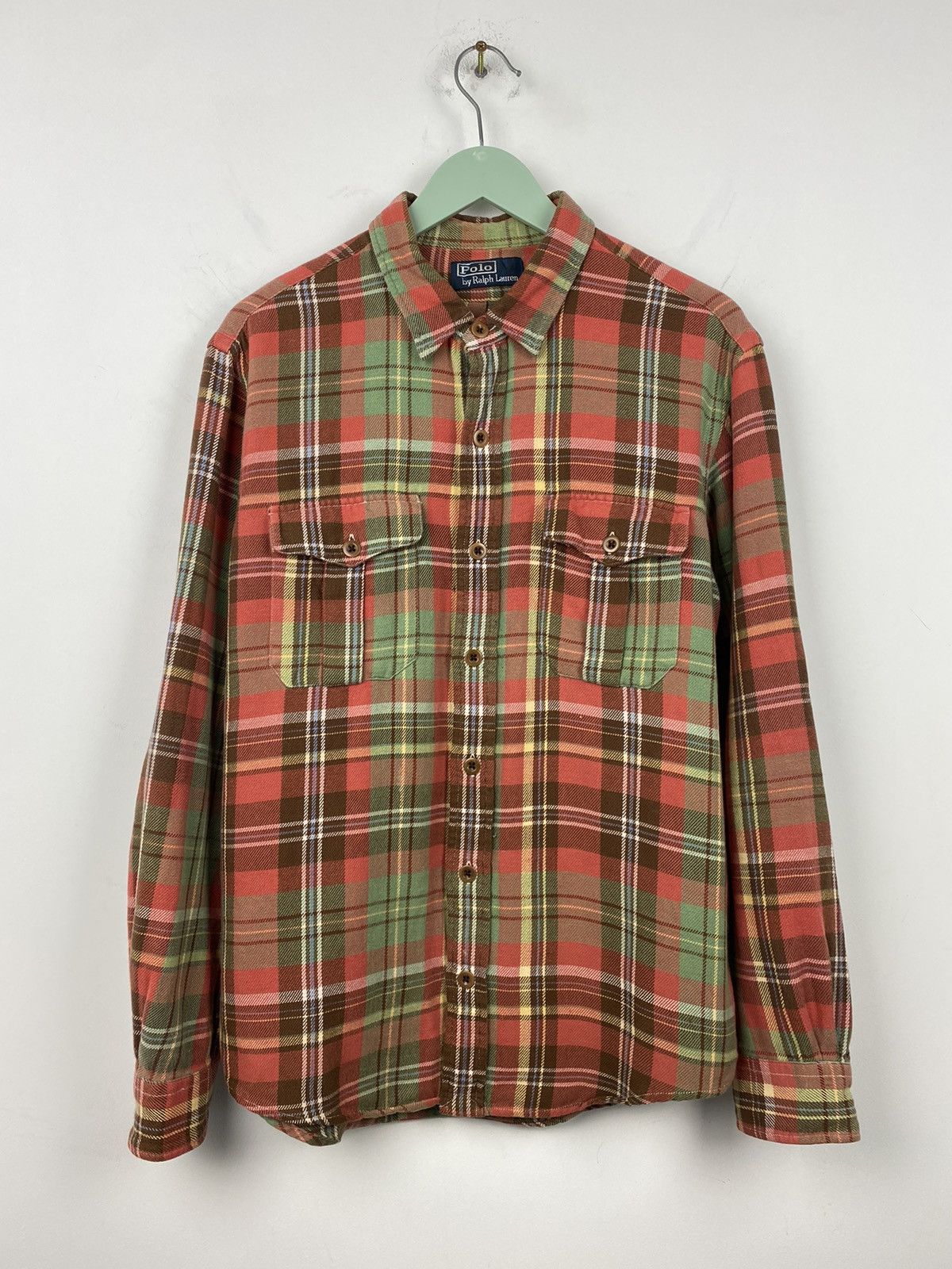 Ralph Lauren Vintage Polo Ralph Lauren Over Shirt Western Flannel Size US M / EU 48-50 / 2 - 1 Thumbnail
